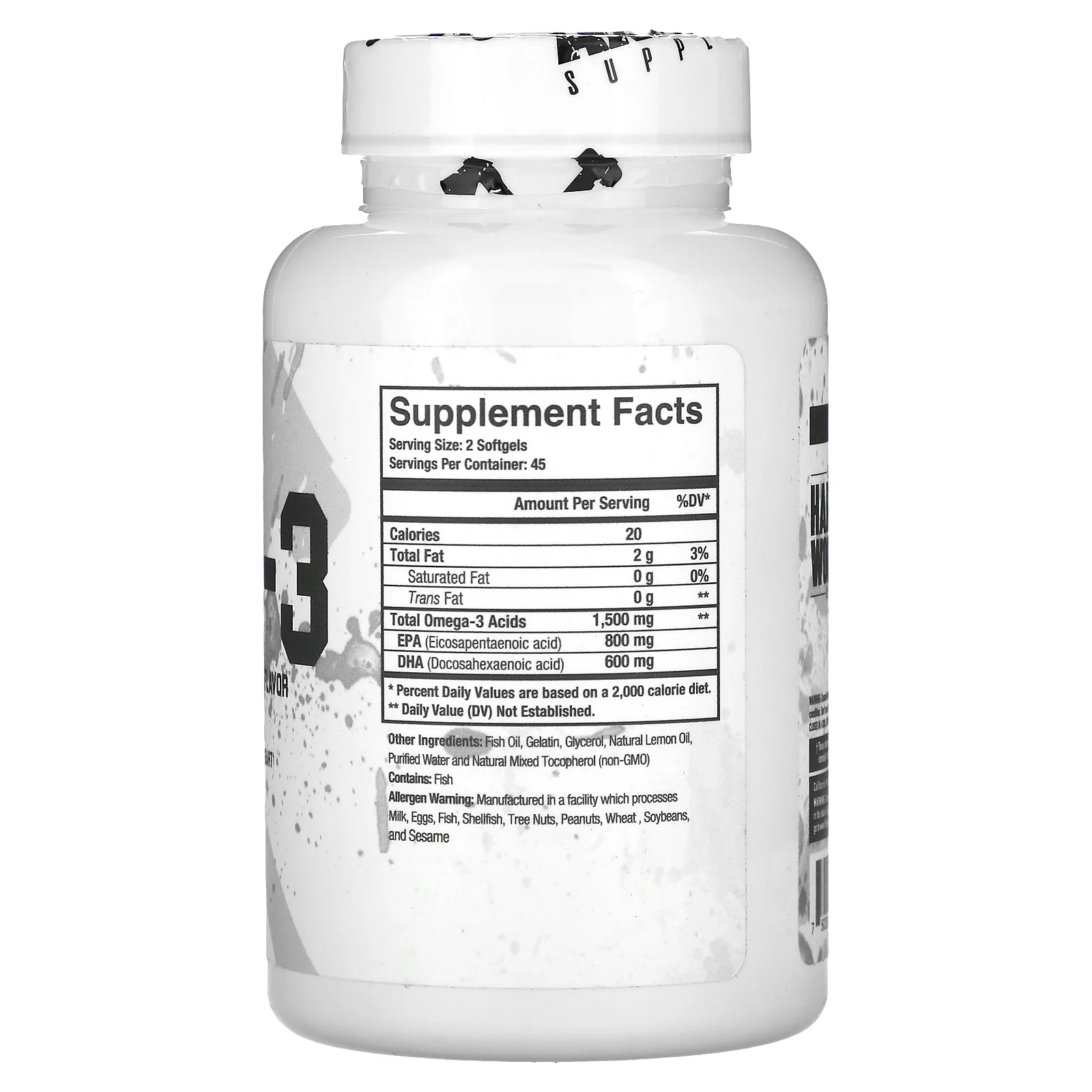 Axe & Sledge Supplements, Basics, омега-3, со вкусом натурального лимона, 90 мягких таблеток