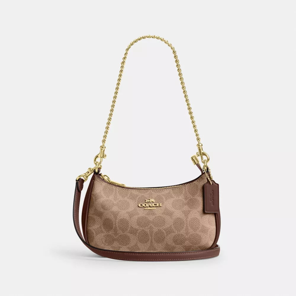 Сумка COACH Teri Mini Crossbody Bag In Signature Canvas