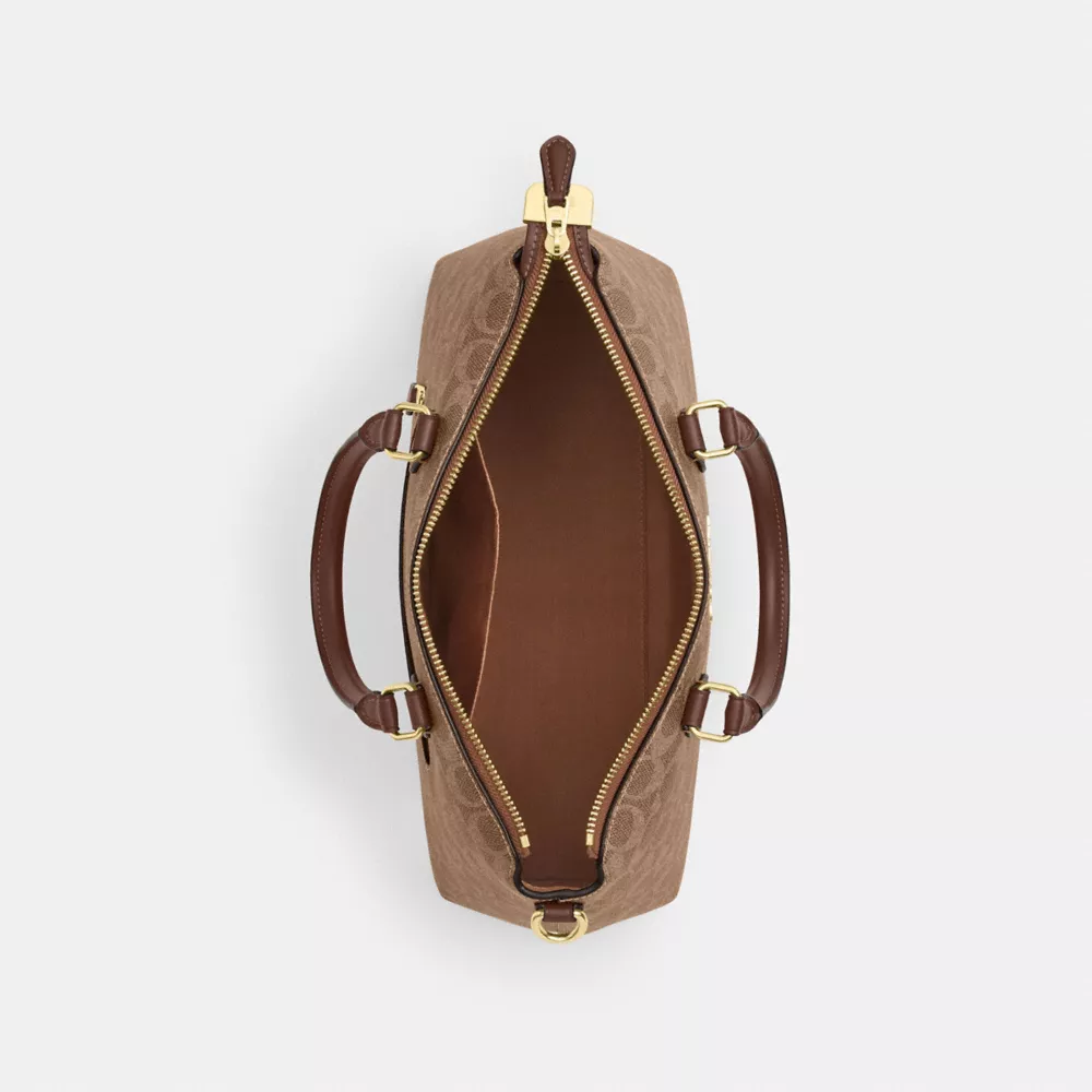 Сумка COACH Georgia Satchel Bag In Signature Canvas