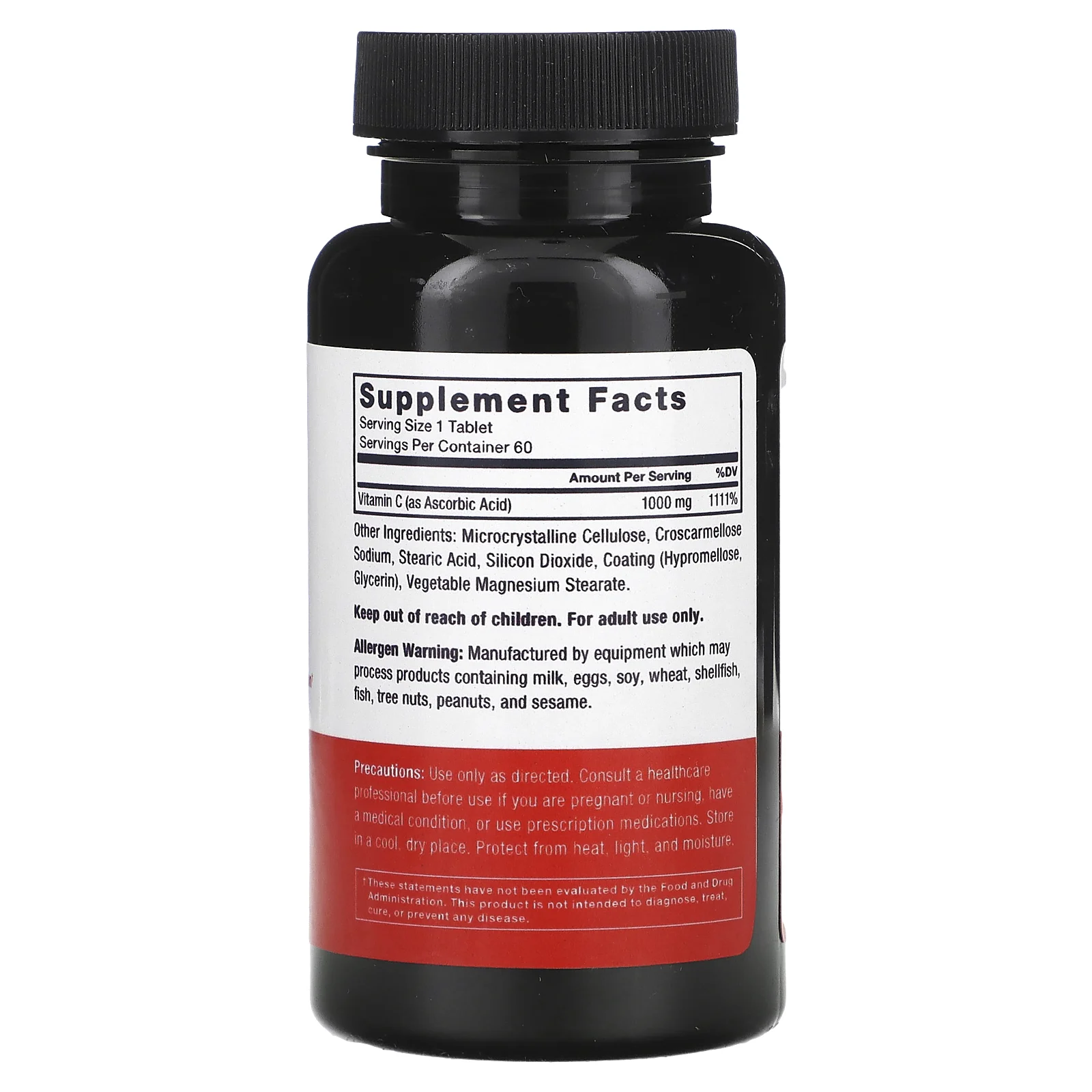 Force Factor, витамин C, 1000 мг, 60 таблеток