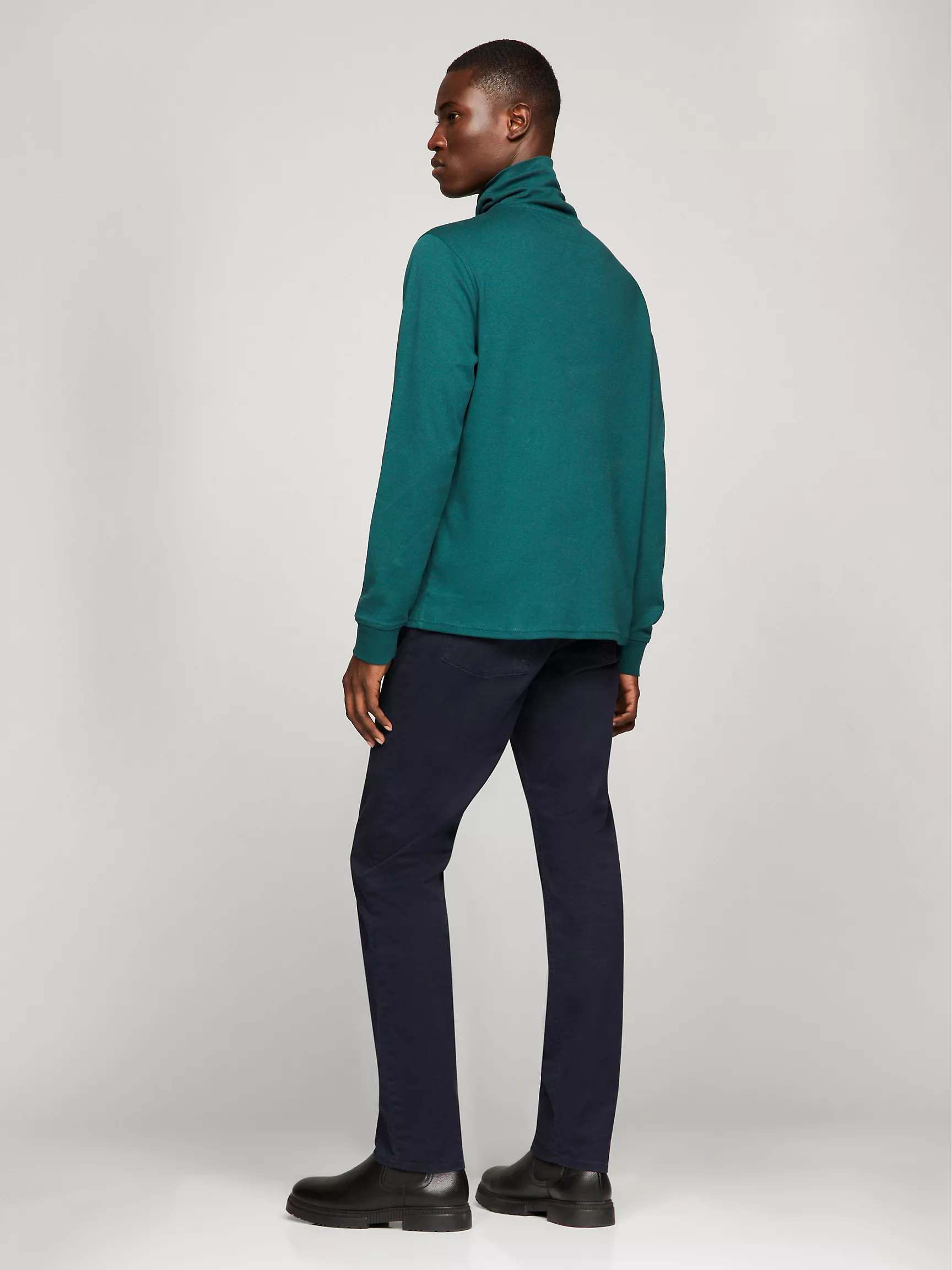 Мужская водолазка Tommy Hilfiger, Водолазка с длинным рукавом из интерлока