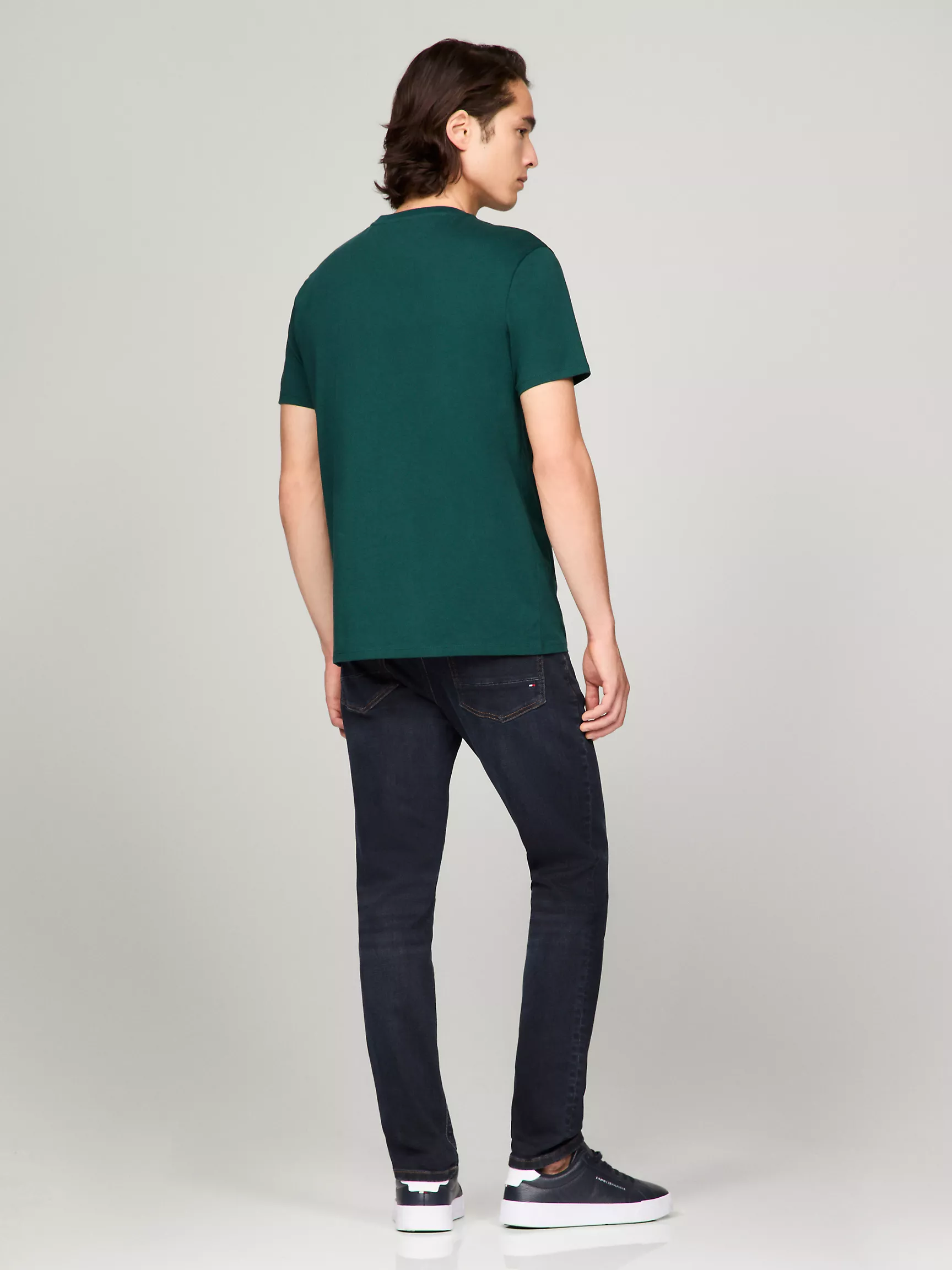 Мужская футболка Tommy Hilfiger, Футболка с вышитым логотипом Tommy