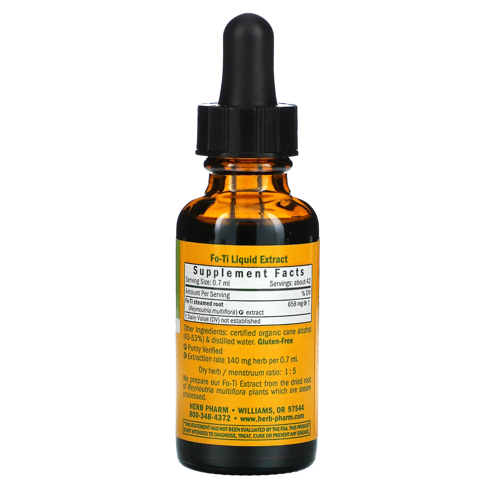 Herb Pharm, Хо Шоу Ву, 1 жидкая унция (29,6 мл)