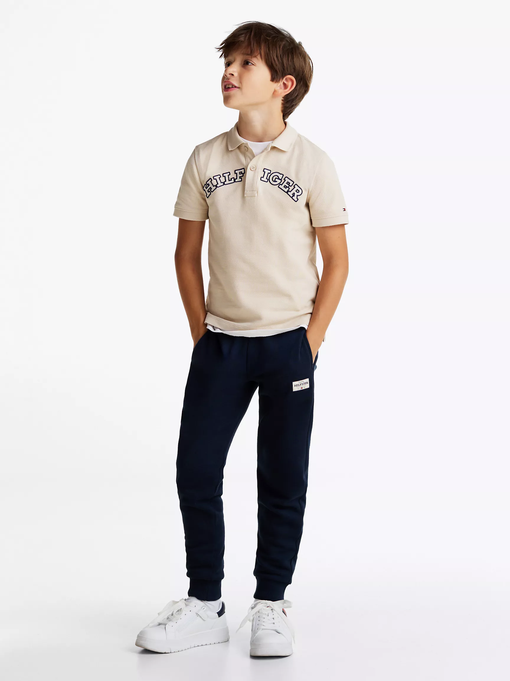 Рубашка-поло для мальчиков Tommy Hilfiger, Детское поло с вышитым монограммным логотипом