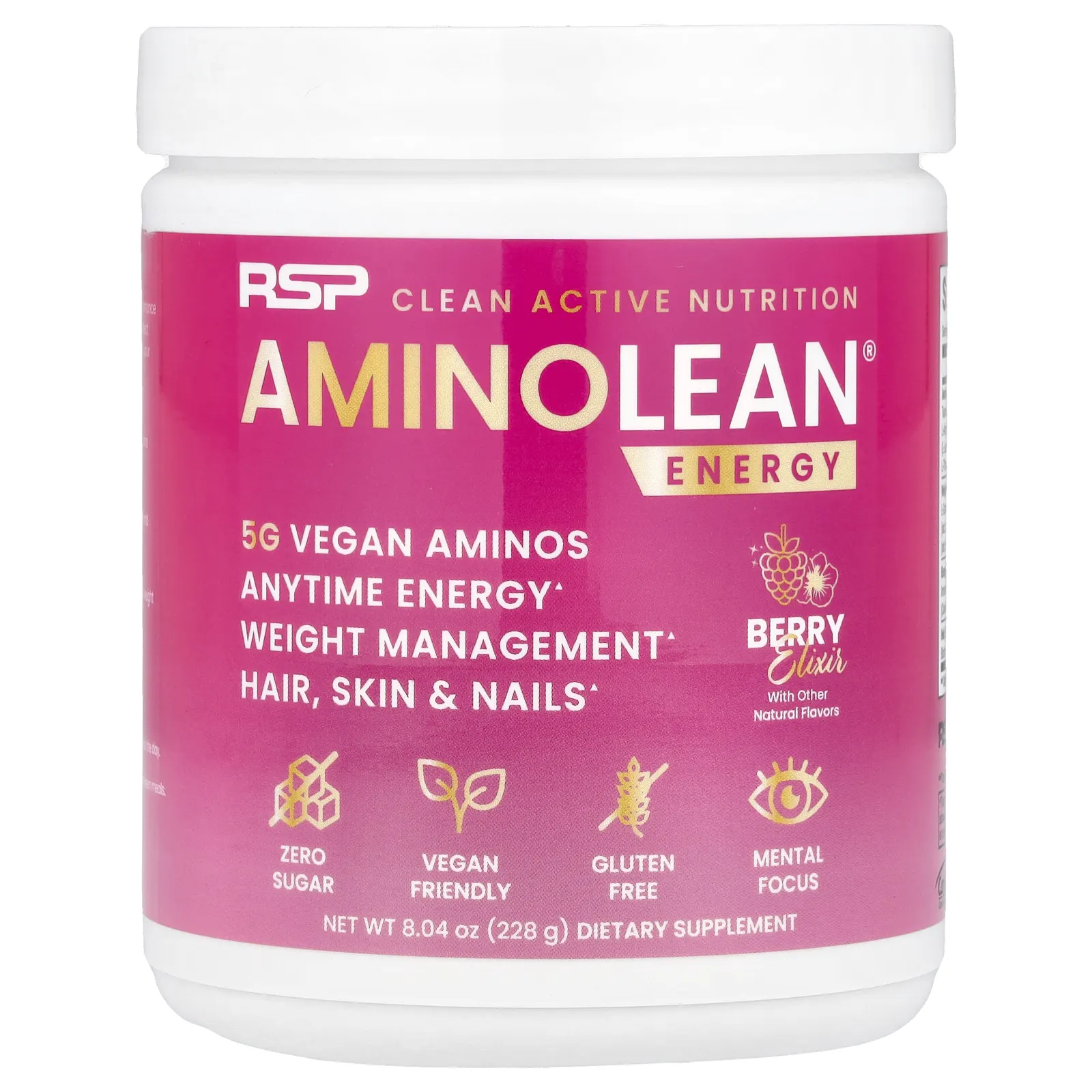 RSP Nutrition, AminoLean X Alix Earle, ягодный, 228 г (8,04 унции)