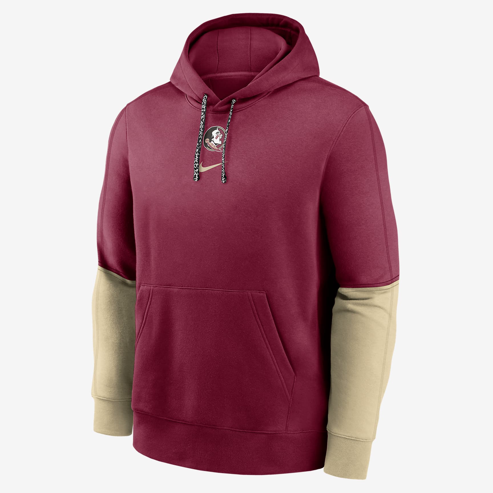 Florida State Seminoles Sideline Team Issue Club Men's Nike College Pullover Hoodie