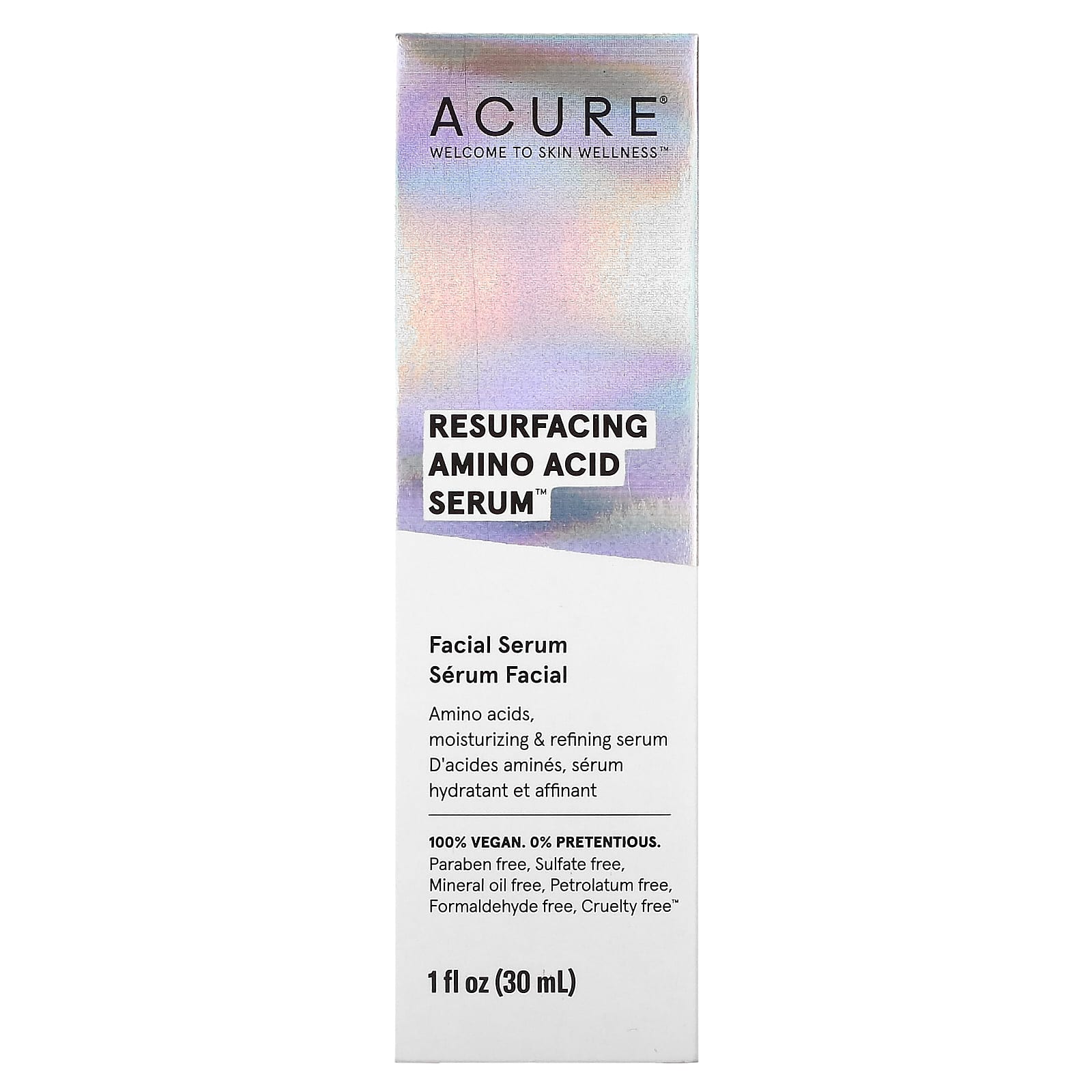 ACURE, Восстанавливающая аминокислотная сыворотка, 30 мл (1 жидк. Унция)