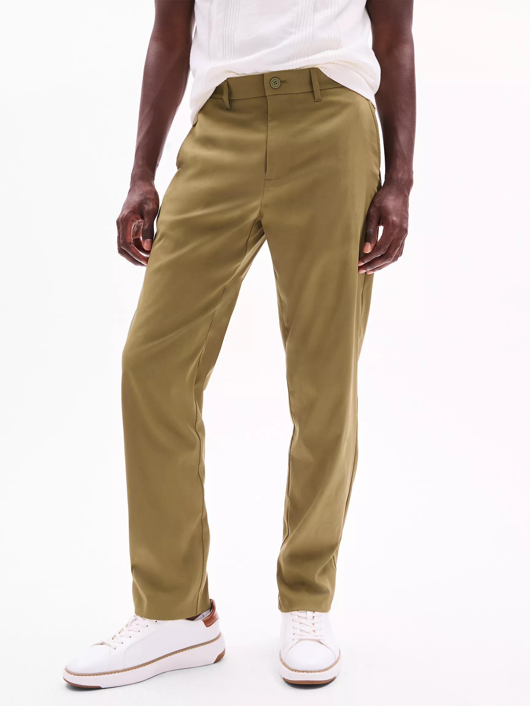 Мужские брюки Tommy Hilfiger, Эластичные брюки стандартного кроя из технологичной ткани