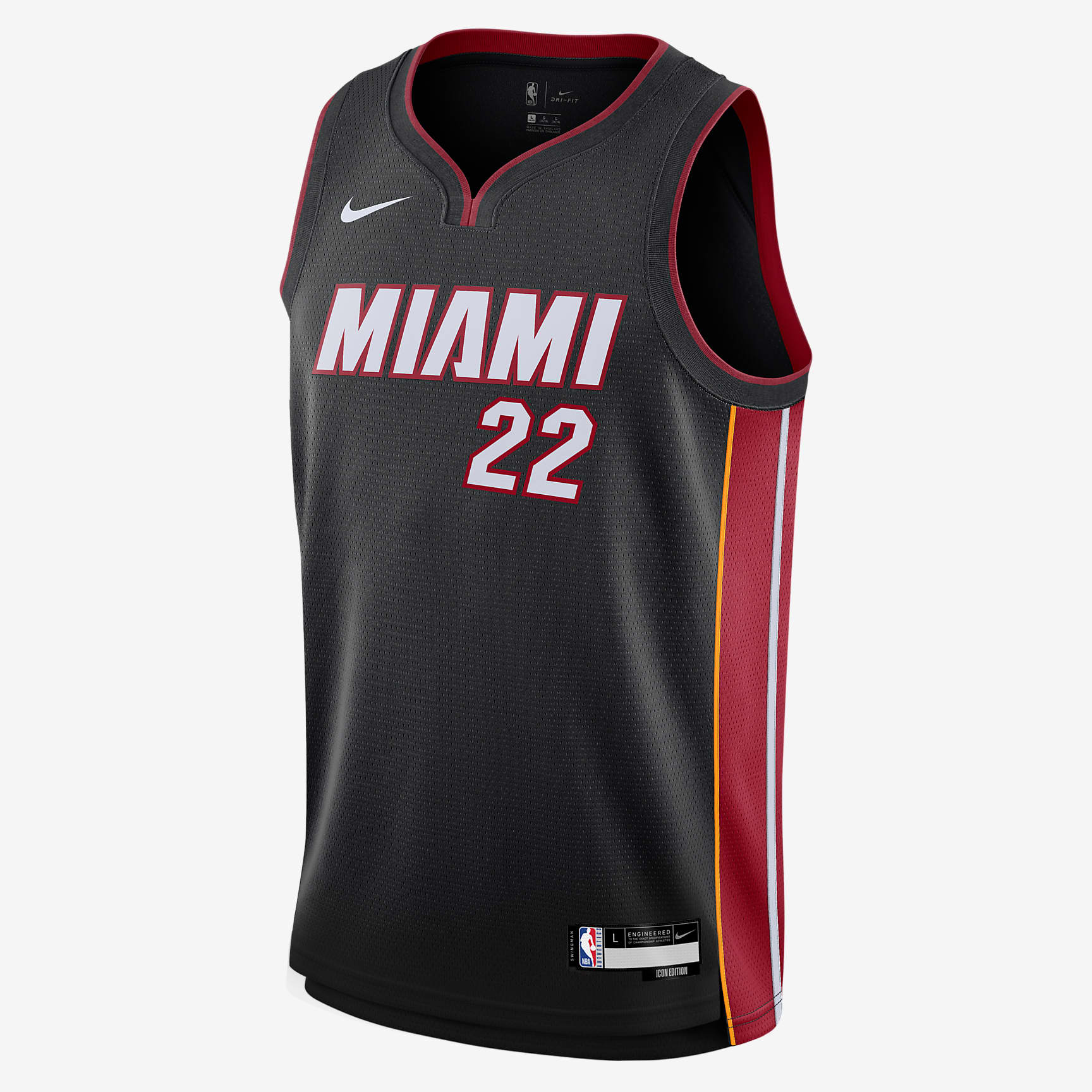 Jimmy Butler Miami Heat 2024/25 Icon Edition Big Kids' Nike NBA Swingman Jersey