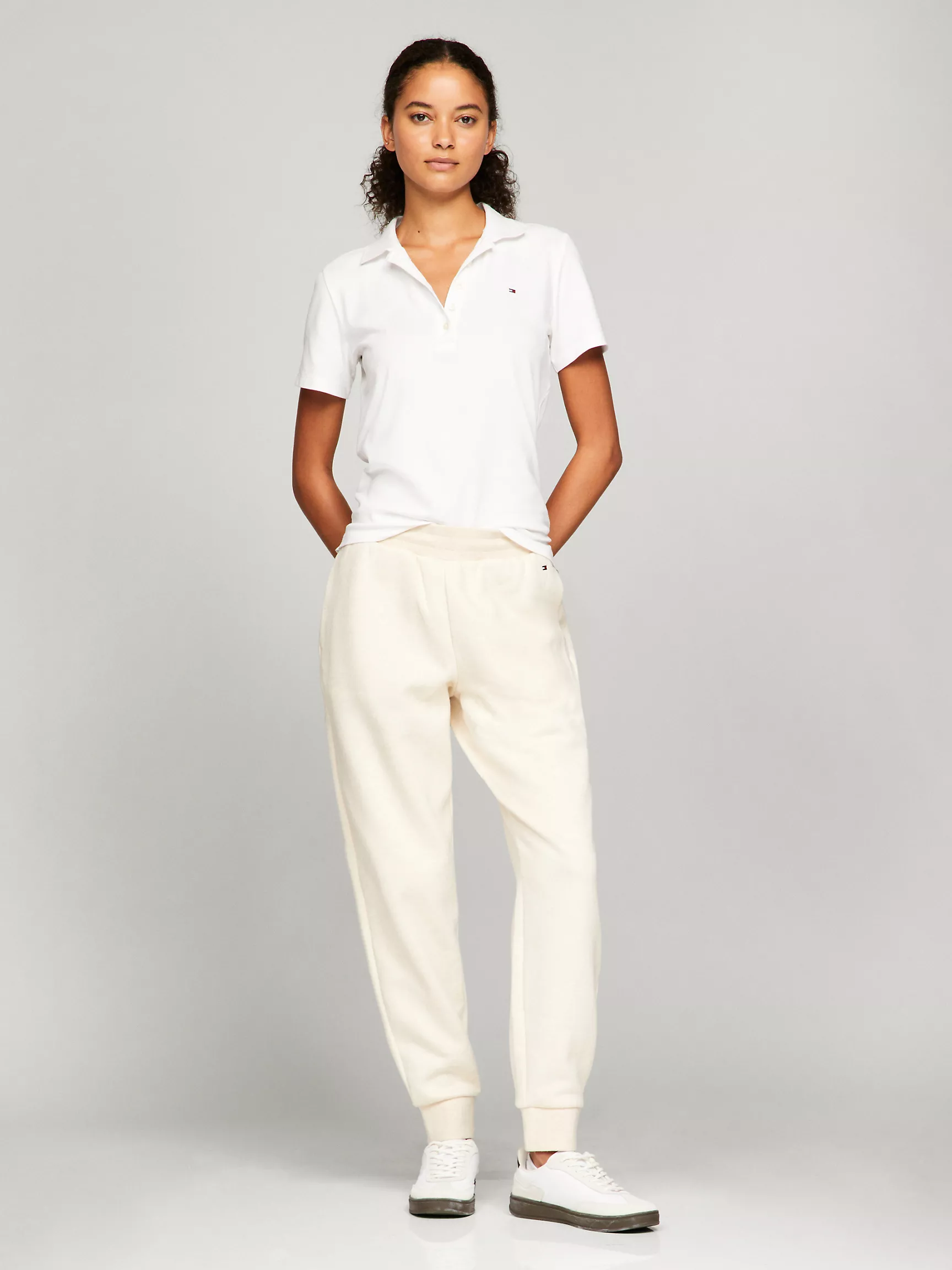 Женские брюки Tommy Hilfiger, Свободные однотонные спортивные брюки