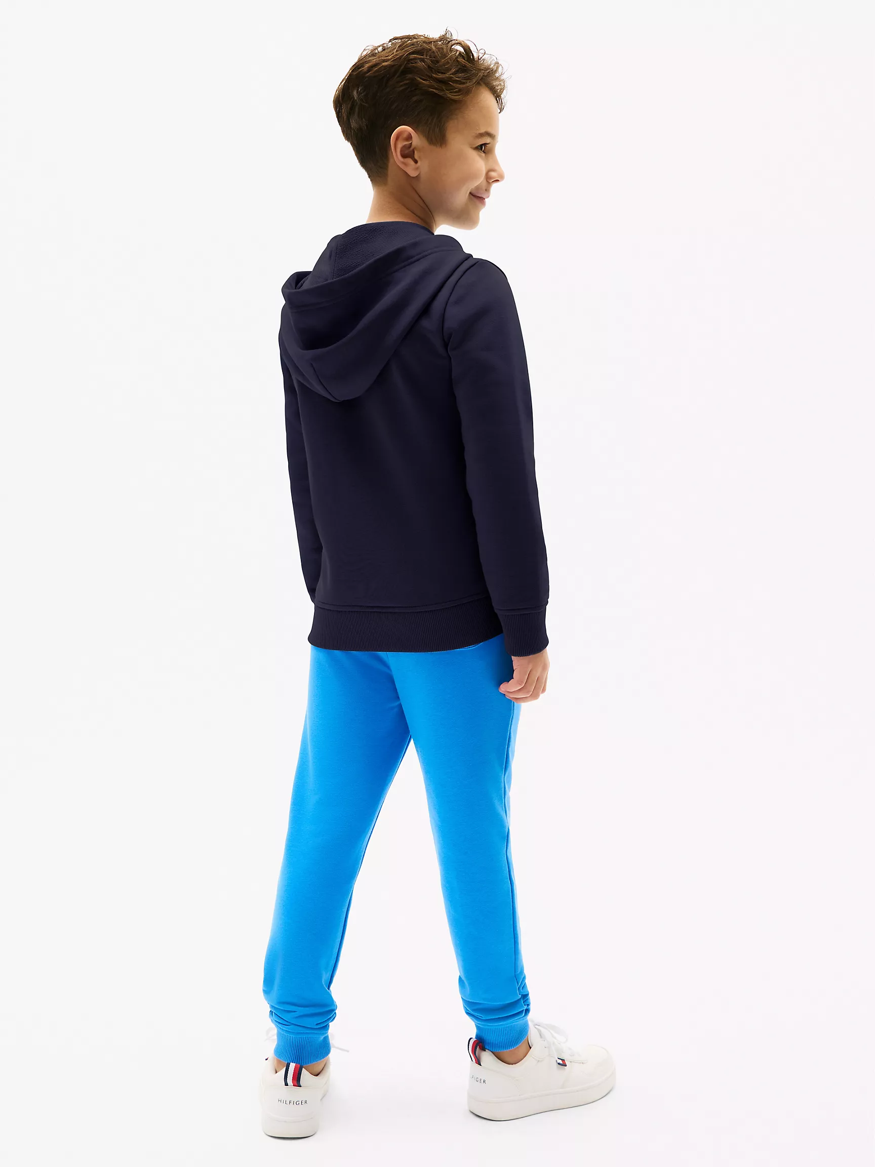 Худи для мальчика Tommy Hilfiger, Детское худи на молнии с логотипом Hilfiger