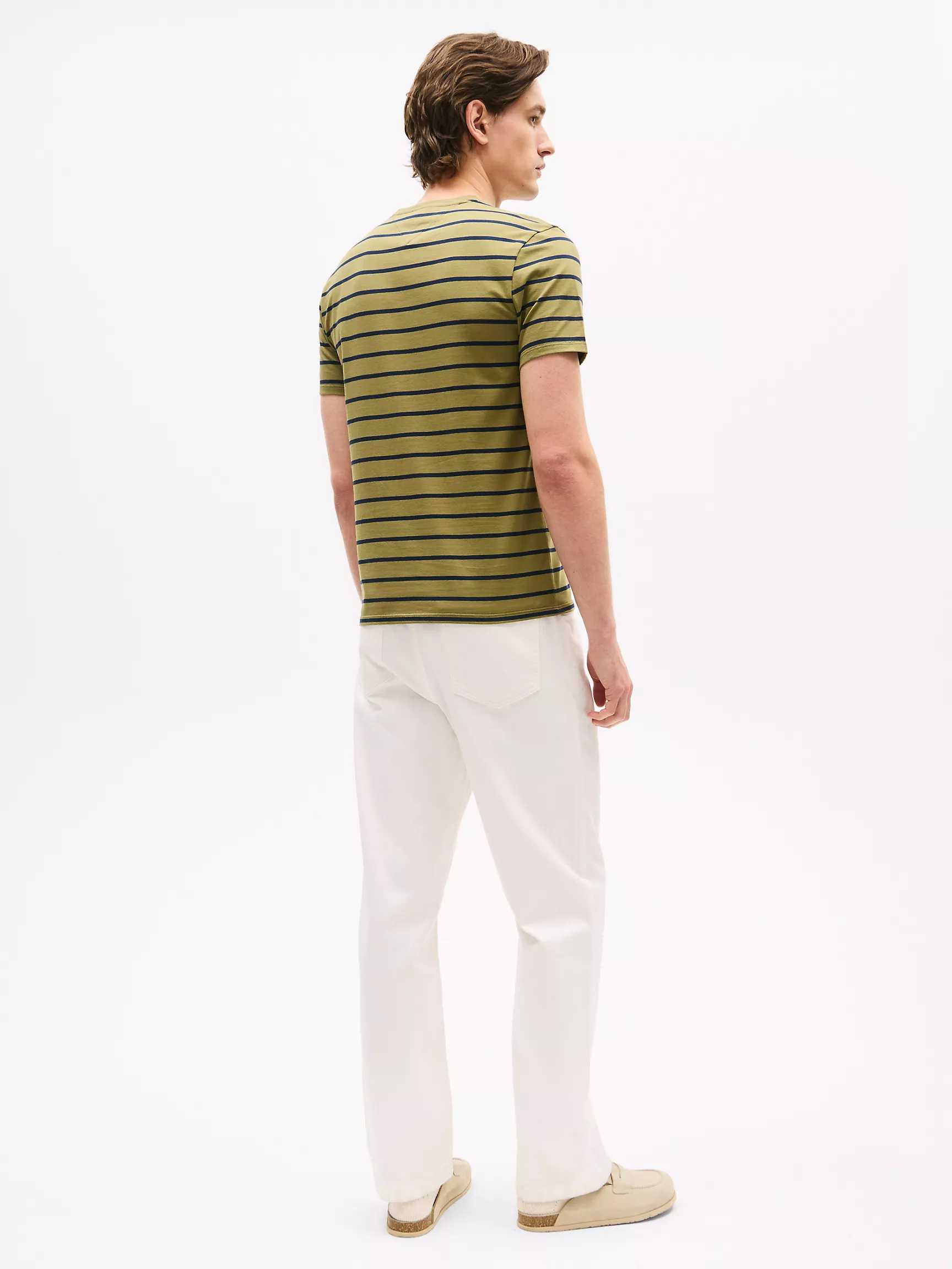 Мужская футболка Tommy Hilfiger, Эластичная футболка премиального качества сверхприталенного кроя