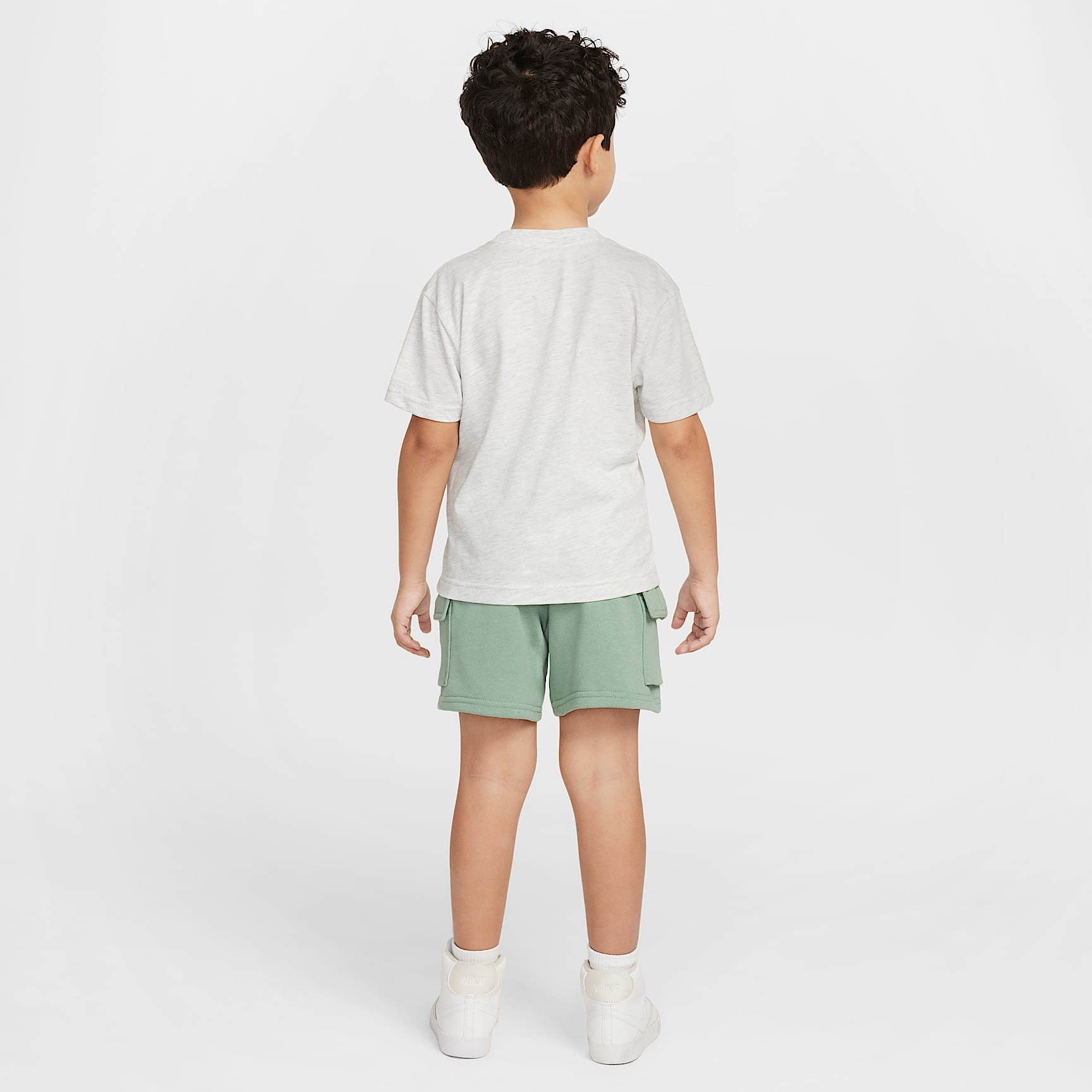 Nike Sportswear Little Kids' Pocket T-Shirt and French Terry Shorts Set
