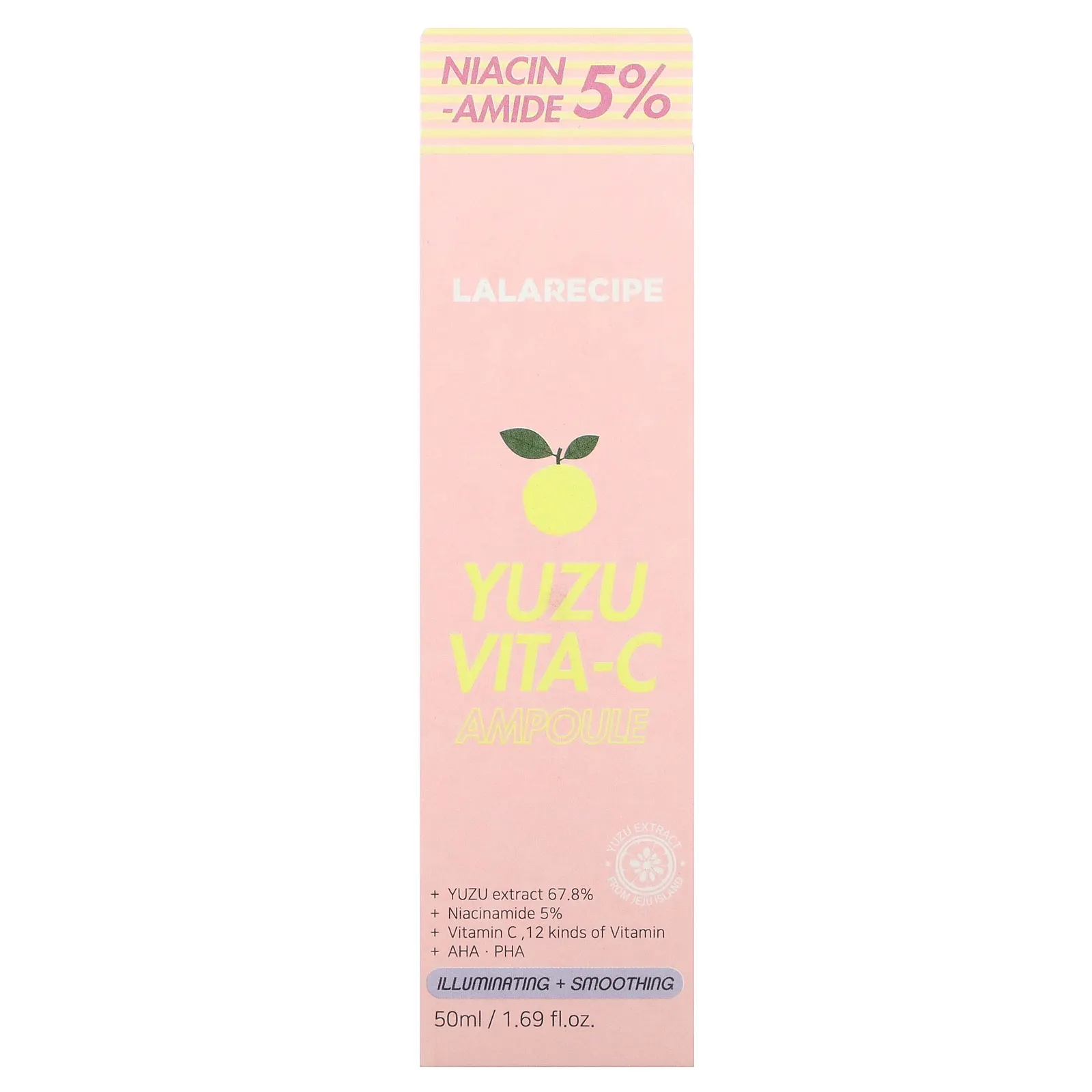 Lalarecipe, Yuzu Vita-C, ампула, 50 мл (1,69 жидк. Унции)