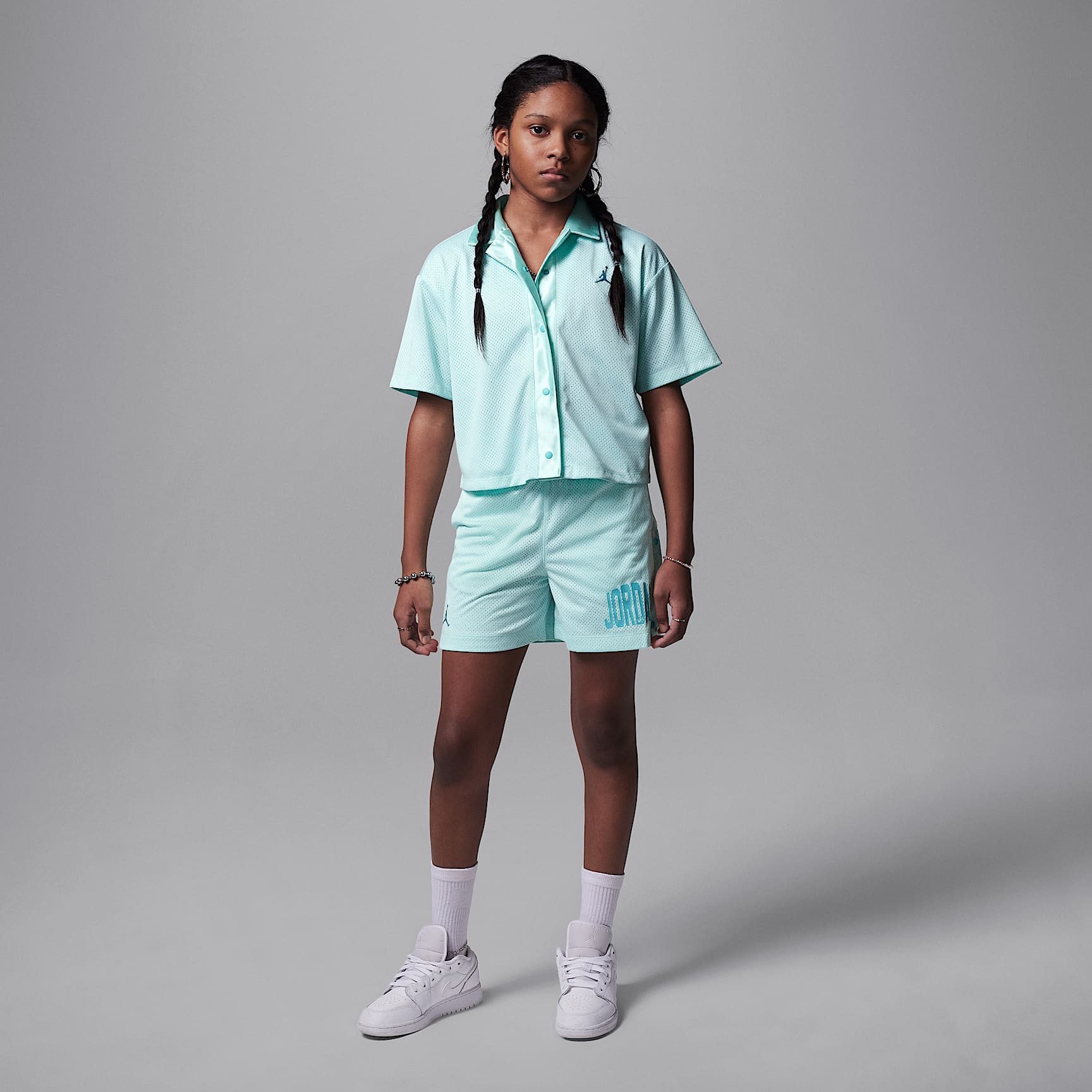 Jordan Dri-FIT Training Camp Big Kids' Jumpman Mesh Top