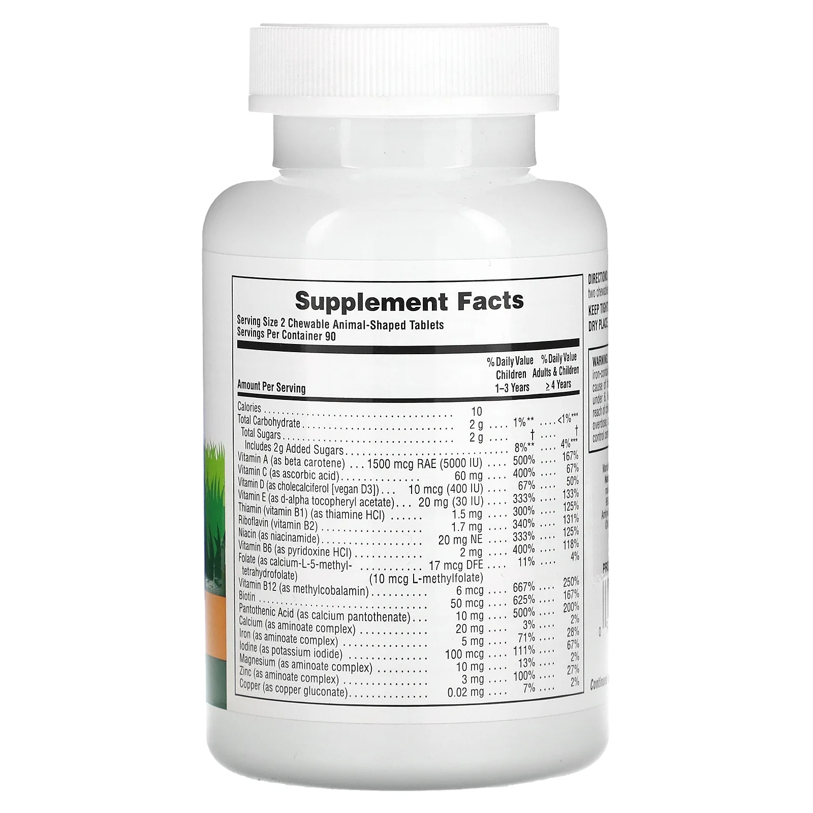 NaturesPlus, Source of Life, Animal Parade, детская жевательная добавка с мультивитаминами и микроэлементами, натуральный апельсин, 180 жевательных таблеток в виде фигурок животных