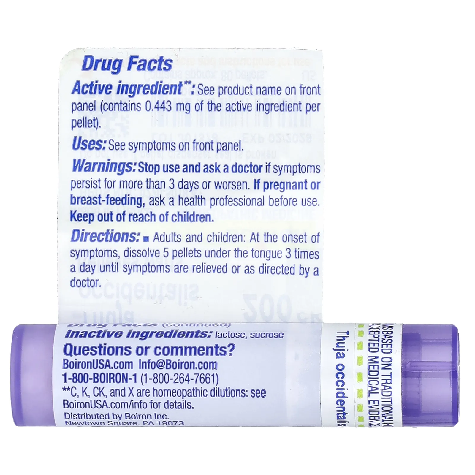 Boiron, Туя западная, 200 СК, 80 гранул