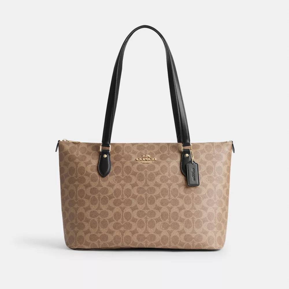 Сумка COACH Gallery Tote Bag In Signature Canvas