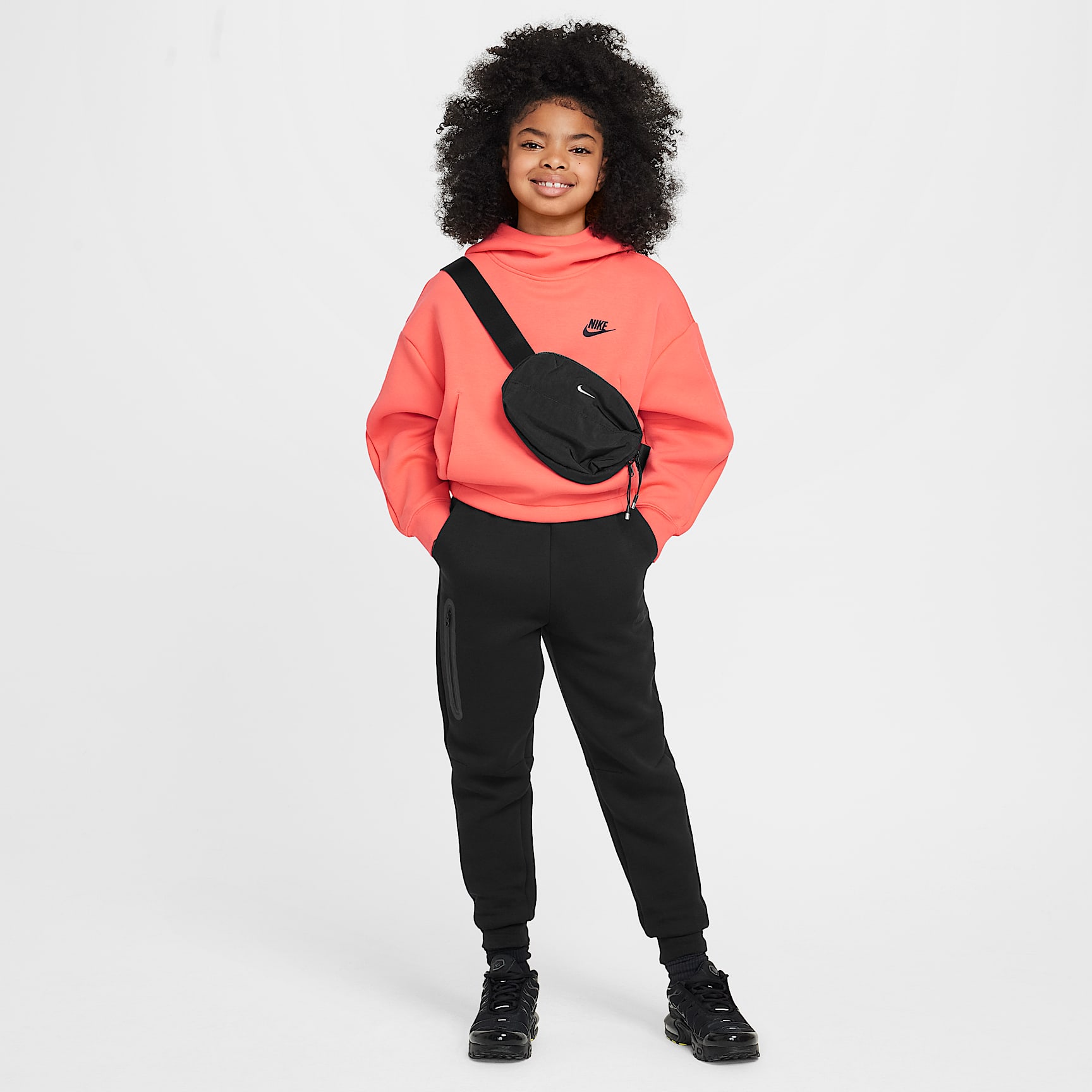 Nike Sportswear Tech Fleece Girls' Oversized Hoodie