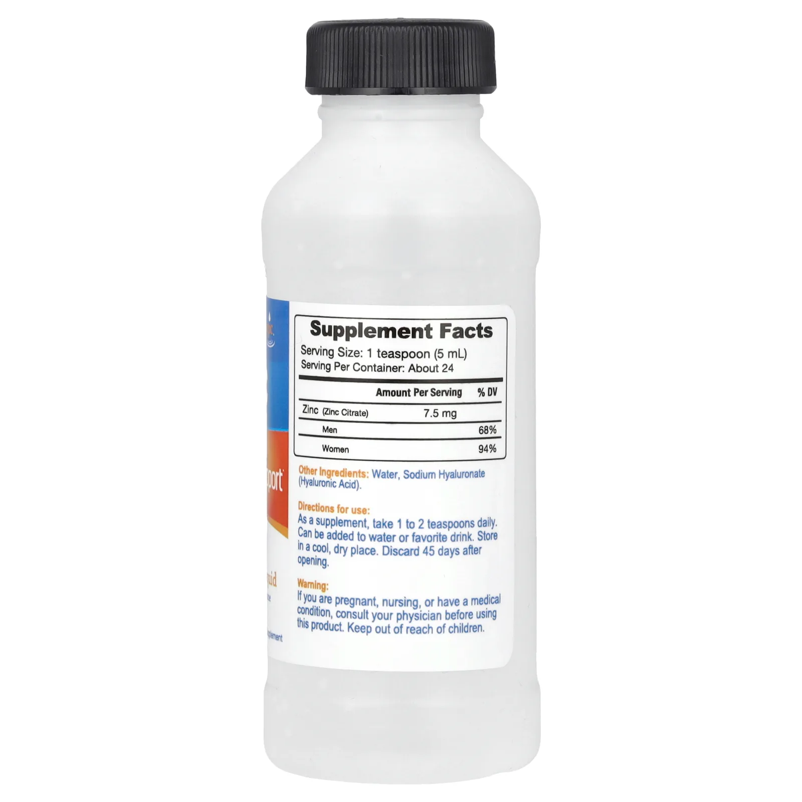 Hyalogic, цинк для поддержки иммунитета, 118 мл (4 жидк. унции)