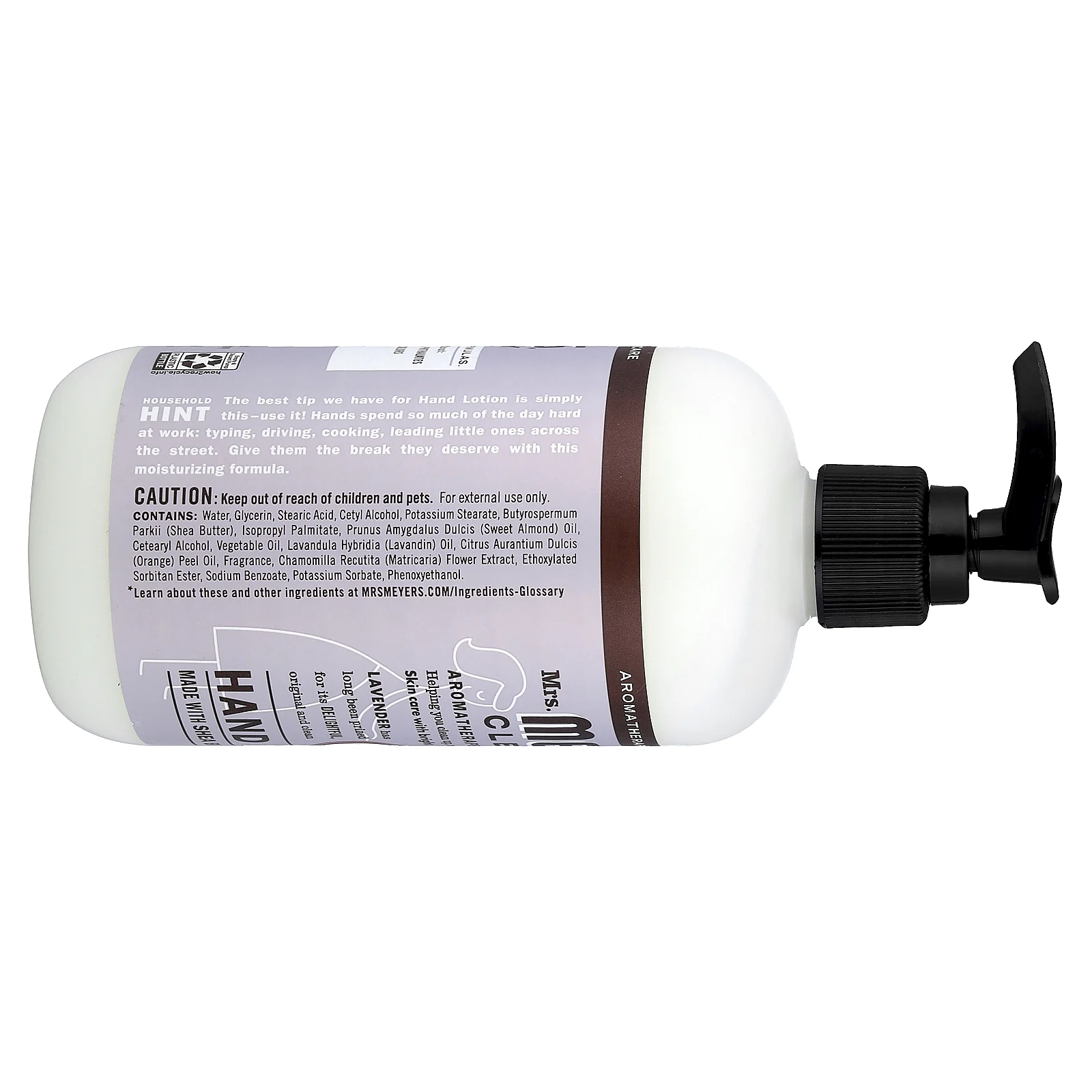 Mrs. Meyers Clean Day, Лосьон для рук, с лавандой, 354 мл (12 жидк. Унций)