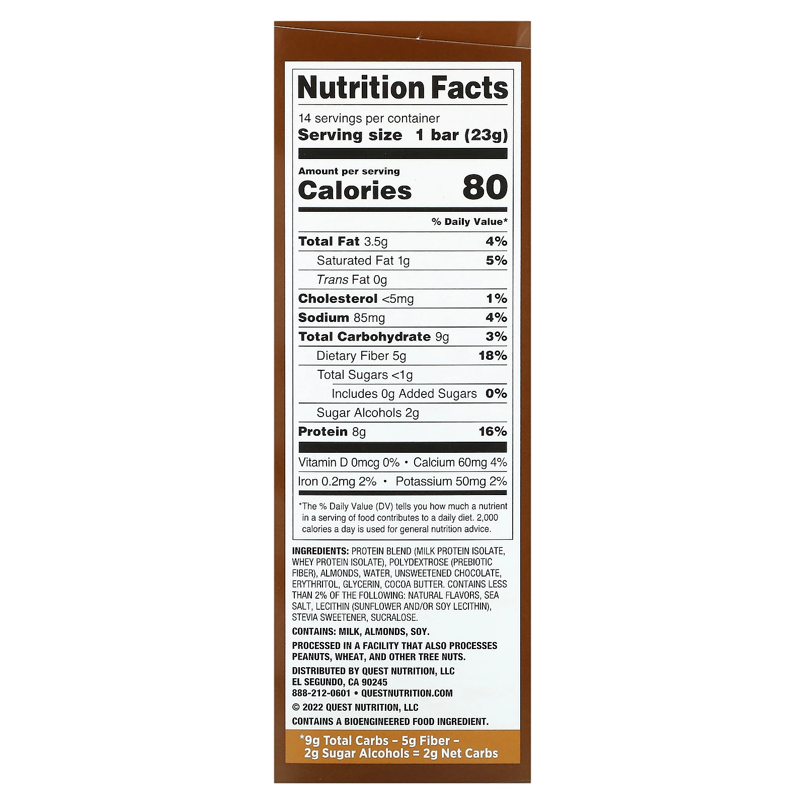 Quest Nutrition, протеиновые мини-батончики с шоколадной крошкой и вкусом печенья, 14 батончиков по 23 г (0,81 унции) каждый