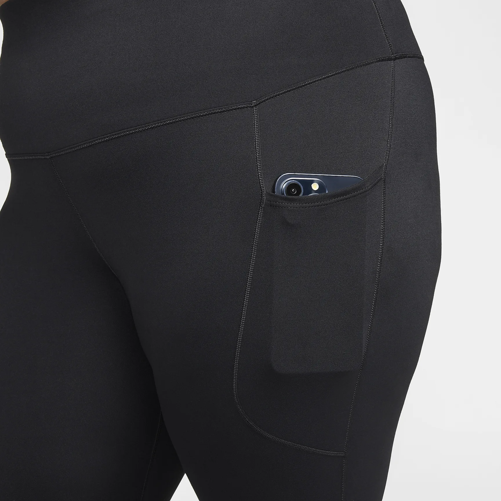 Nike One Women's High-Waisted 7/8 Leggings with Pockets (Plus Size)