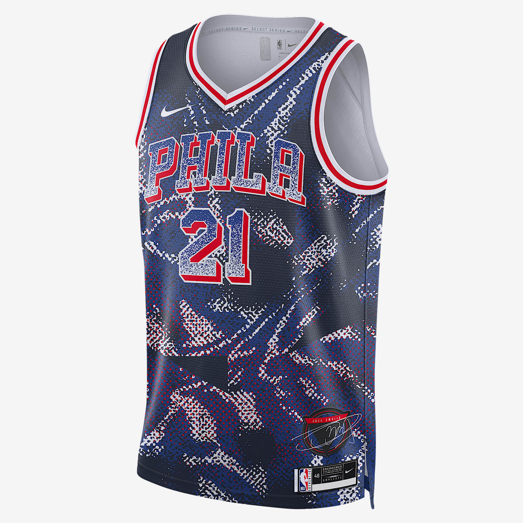 Joel Embiid Philadelphia 76ers 2025/26 Select Series Men's Nike Dri-FIT NBA Swingman Jersey