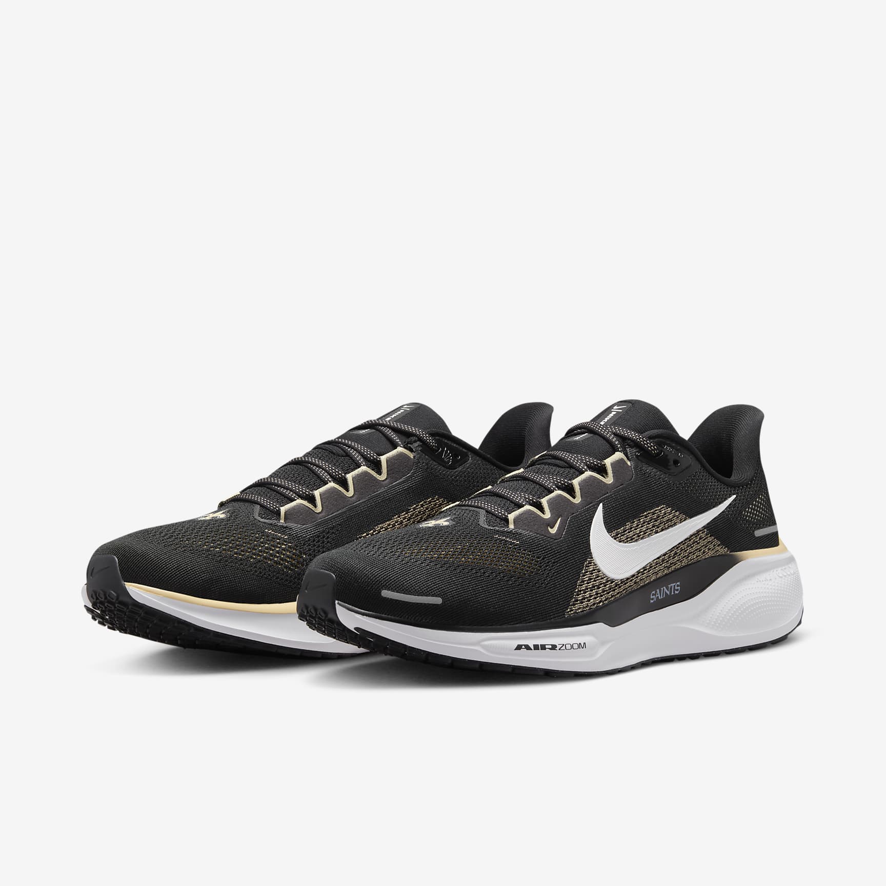 Nike Pegasus 41 NFL New Orleans Saints Men's Road Running Shoes