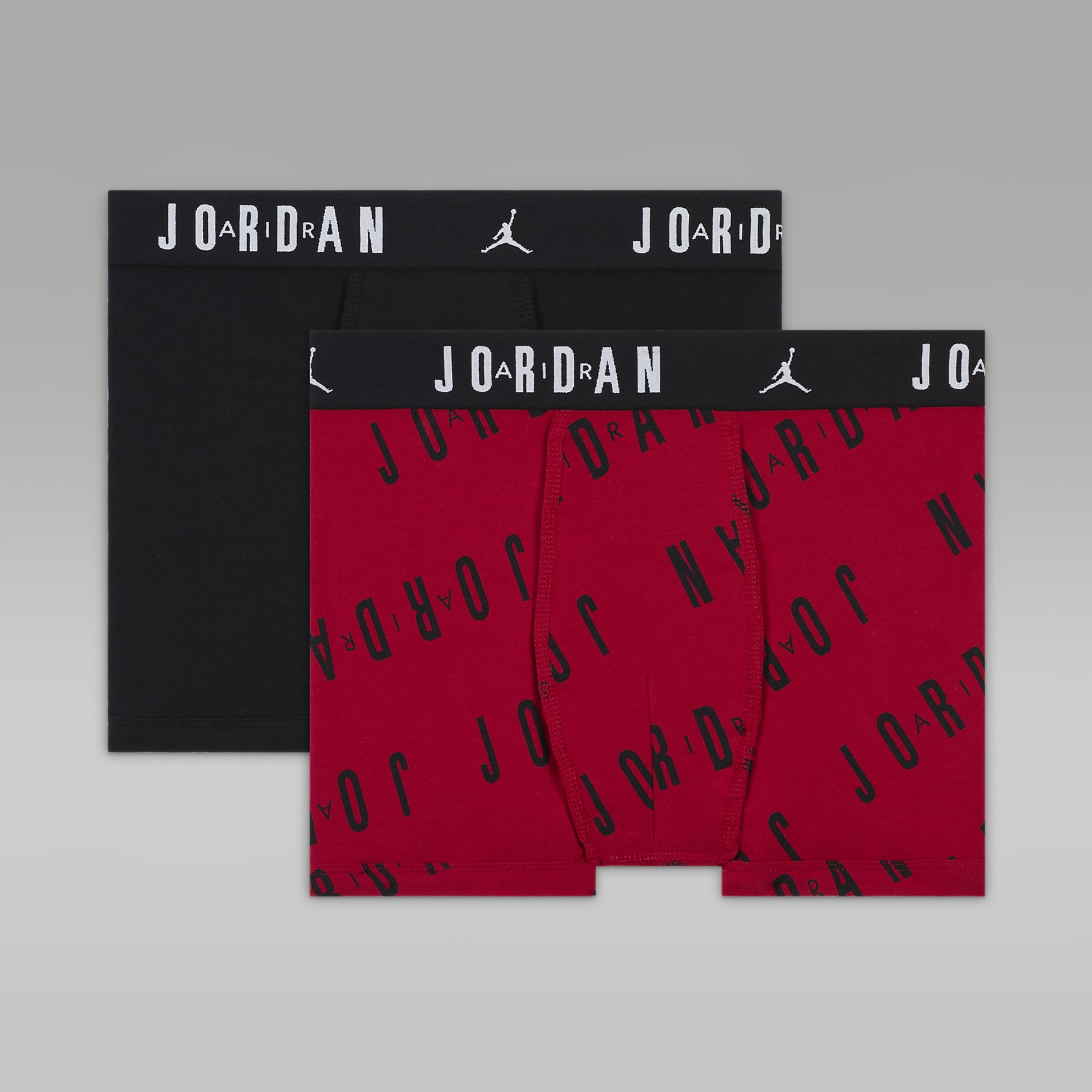 Jordan Dri-FIT Cotton Essentials Big Kids' Flight Boxer Briefs (2-Pack)