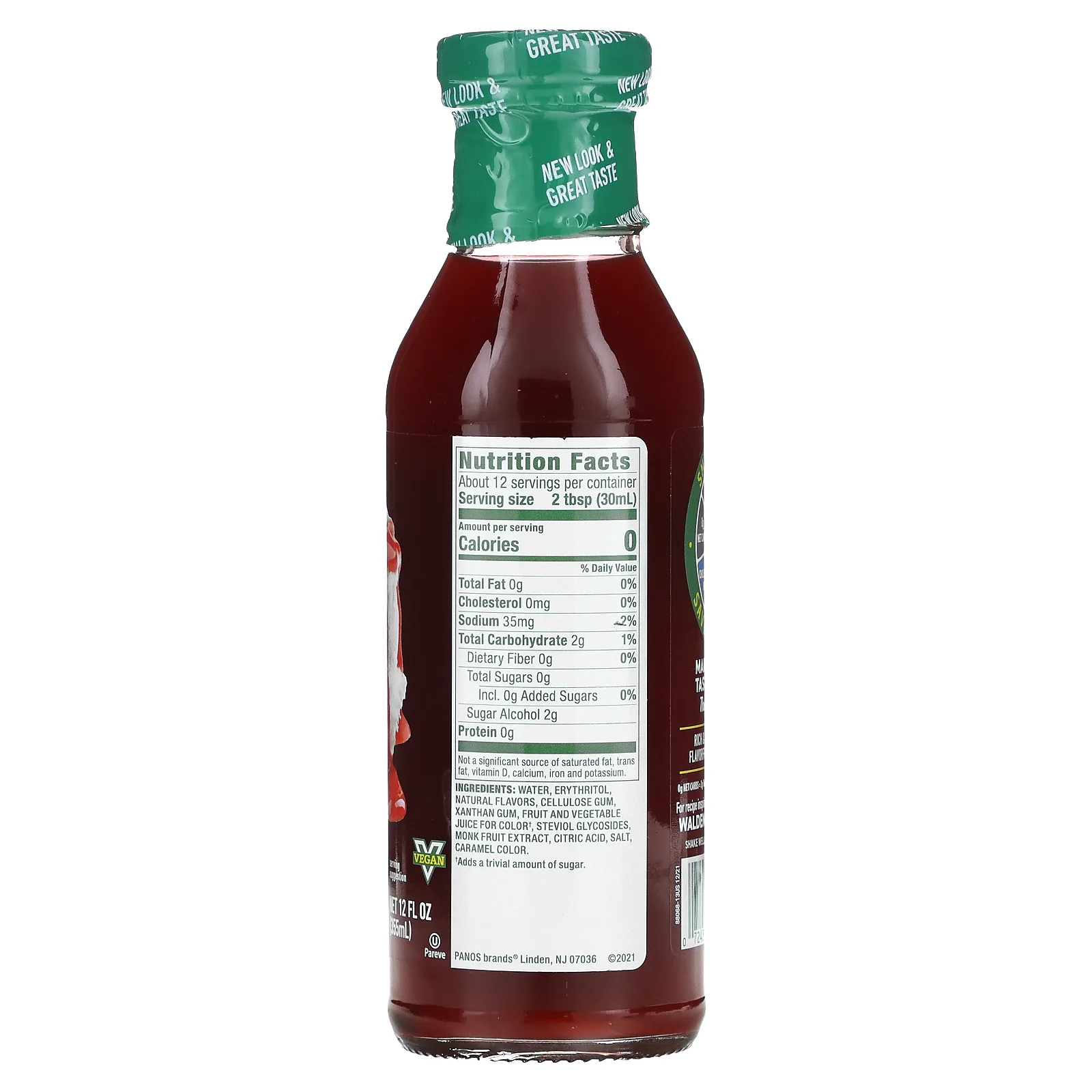 Walden Farms, Клубничный сироп, 12 жидких унций (355 мл)