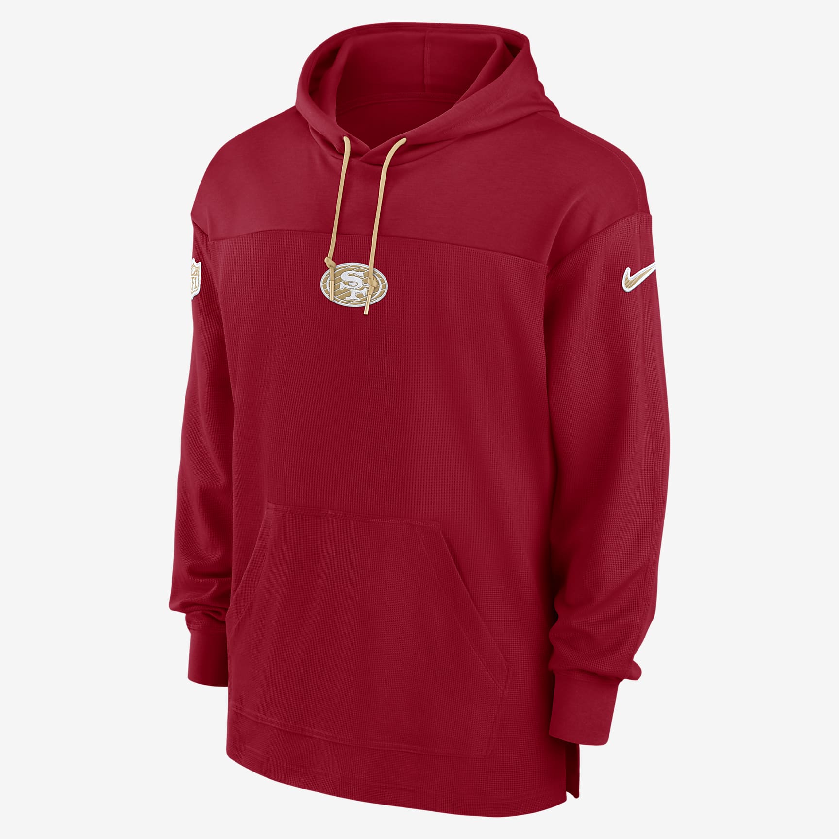 San Francisco 49ers Sideline Jersey Men's Nike Dri-FIT NFL Pullover Hoodie