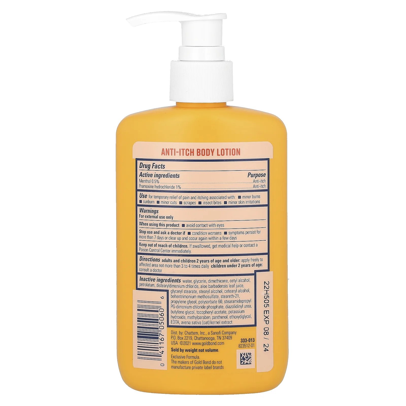 Gold Bond, заживляющий лосьон для тела против зуда, 155 г (5,5 унции)