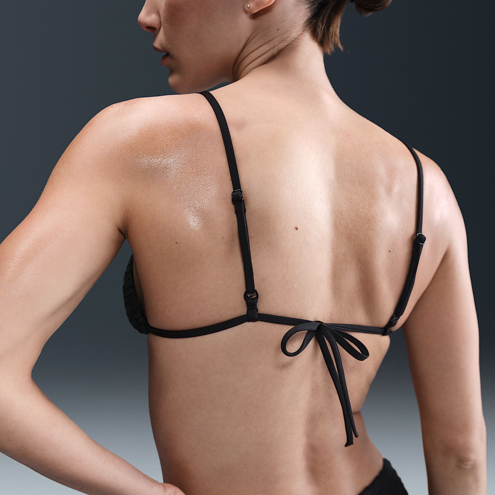 Nike Swim Swoosh Link Women's Terry Triangle Bikini Top