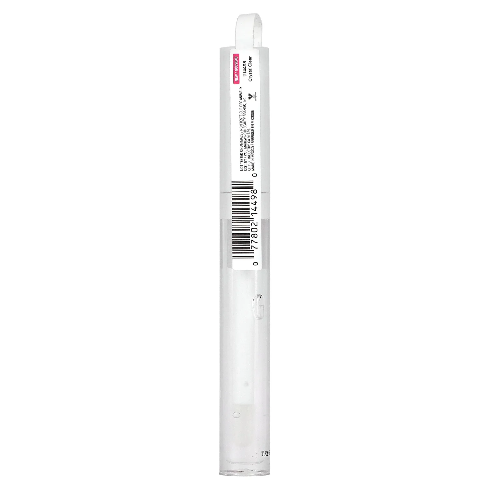 wet n wild, MegaSicks, блеск для губ, 1114498 Crystal Clear, 0,07 жидк. унции