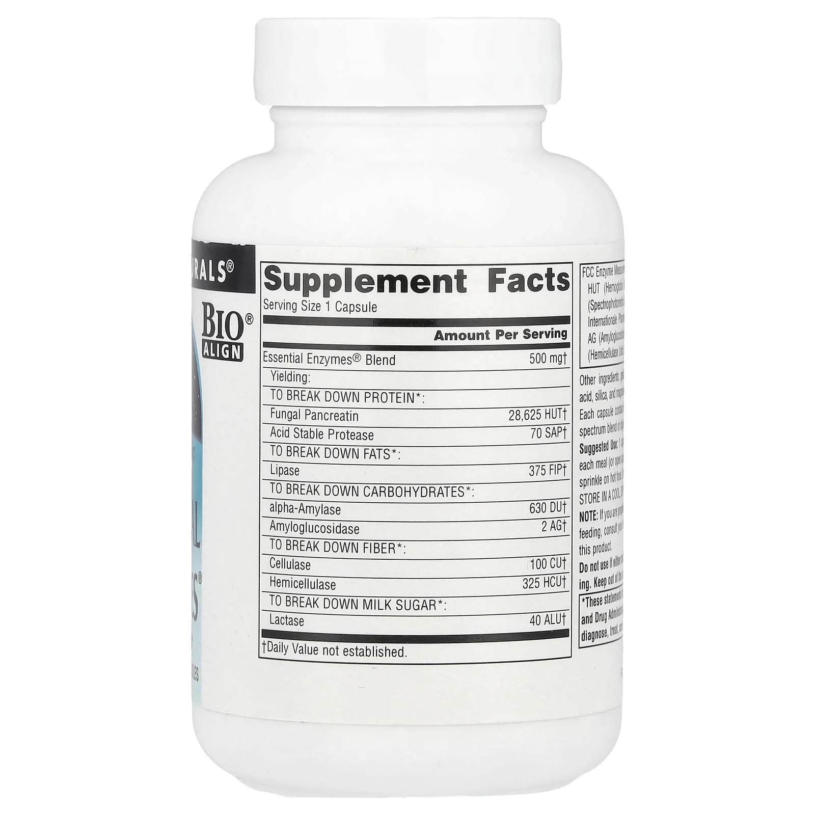 Source Naturals, Daily Essential Enzymes®, 500 мг, 120 капсул