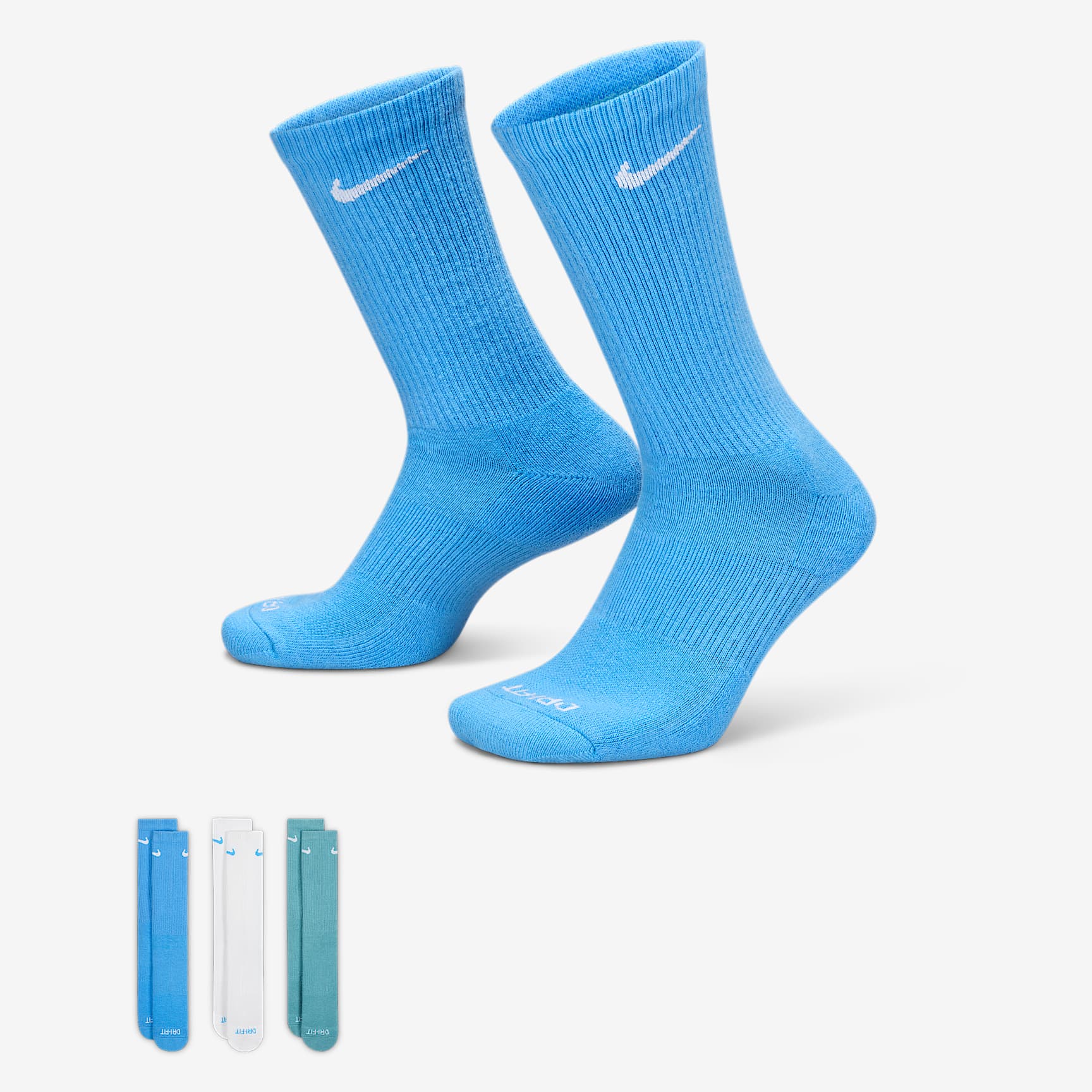 Nike Everyday Plus Cushioned Training Crew Socks (3 Pairs)
