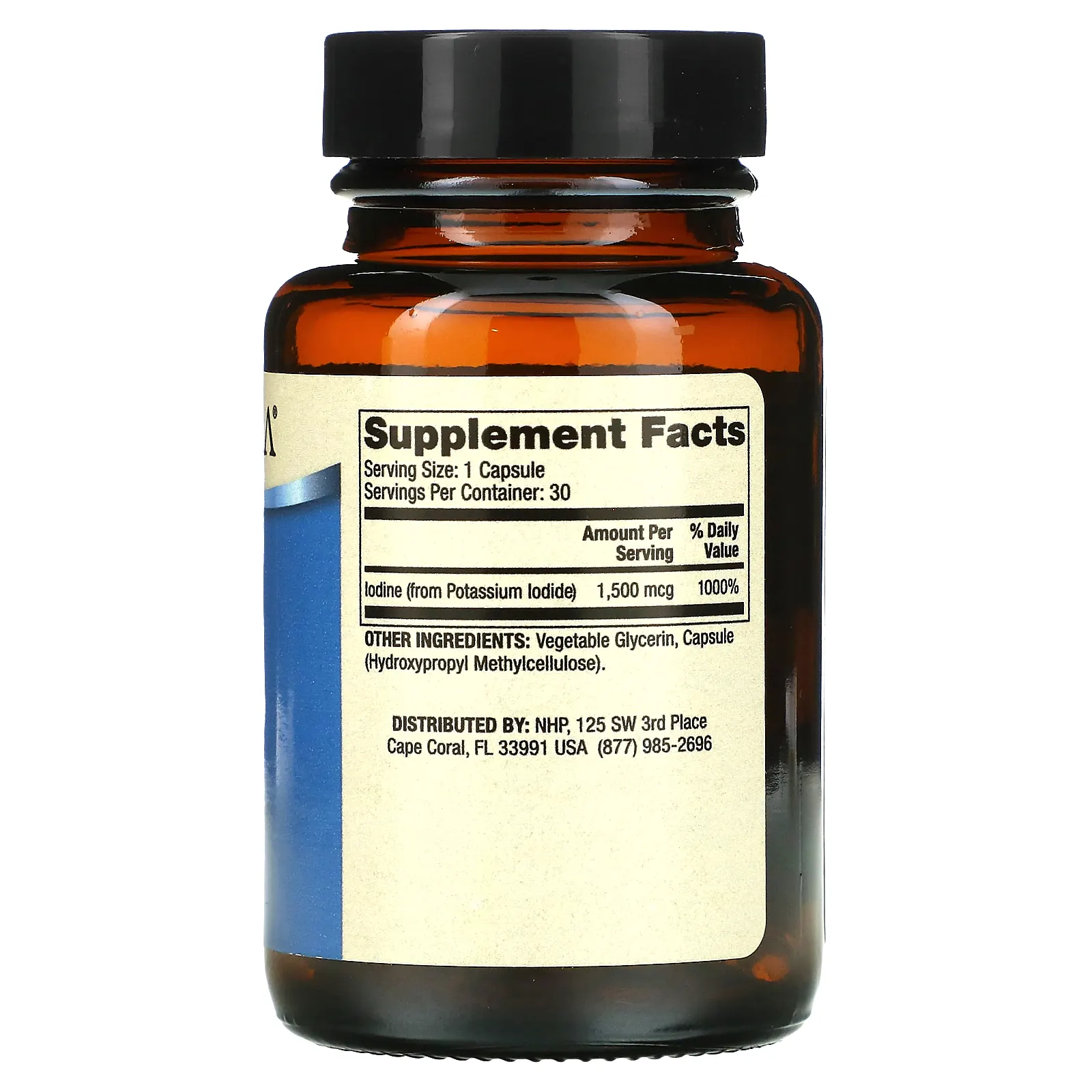 Dr. Mercola, йод, 1500 мг, 30 капсул (1500 мг в 1 капсуле)