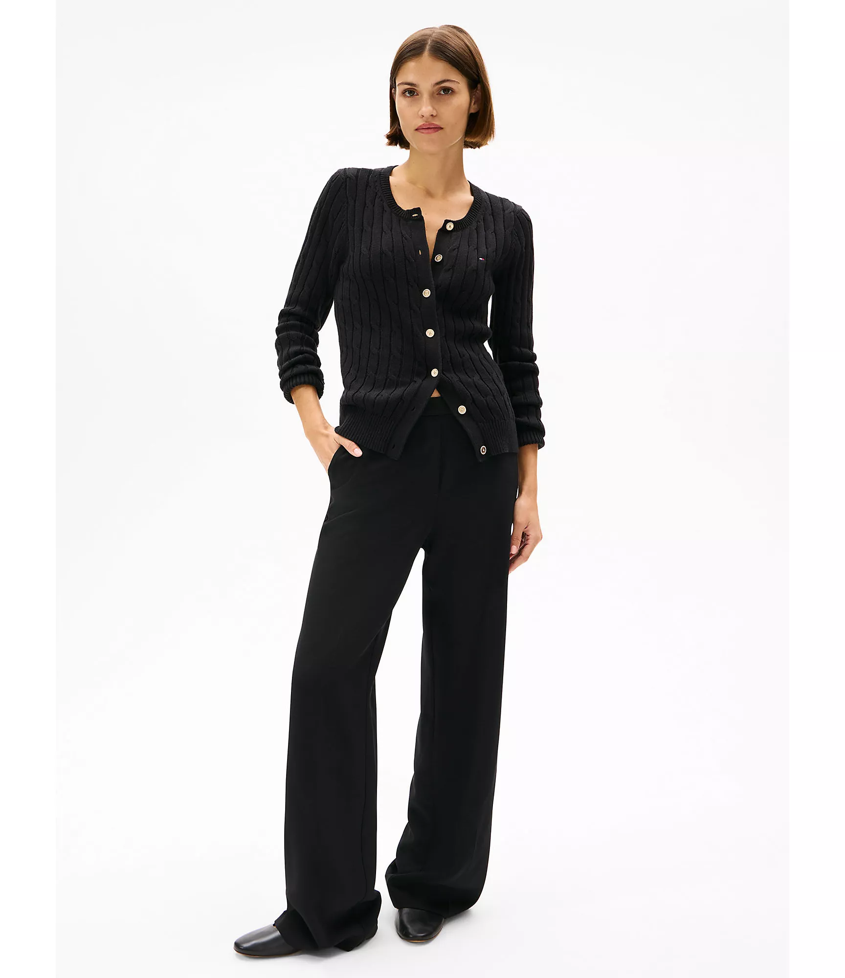 Женский свитер Tommy Hilfiger, Кардиган с узором "косы"