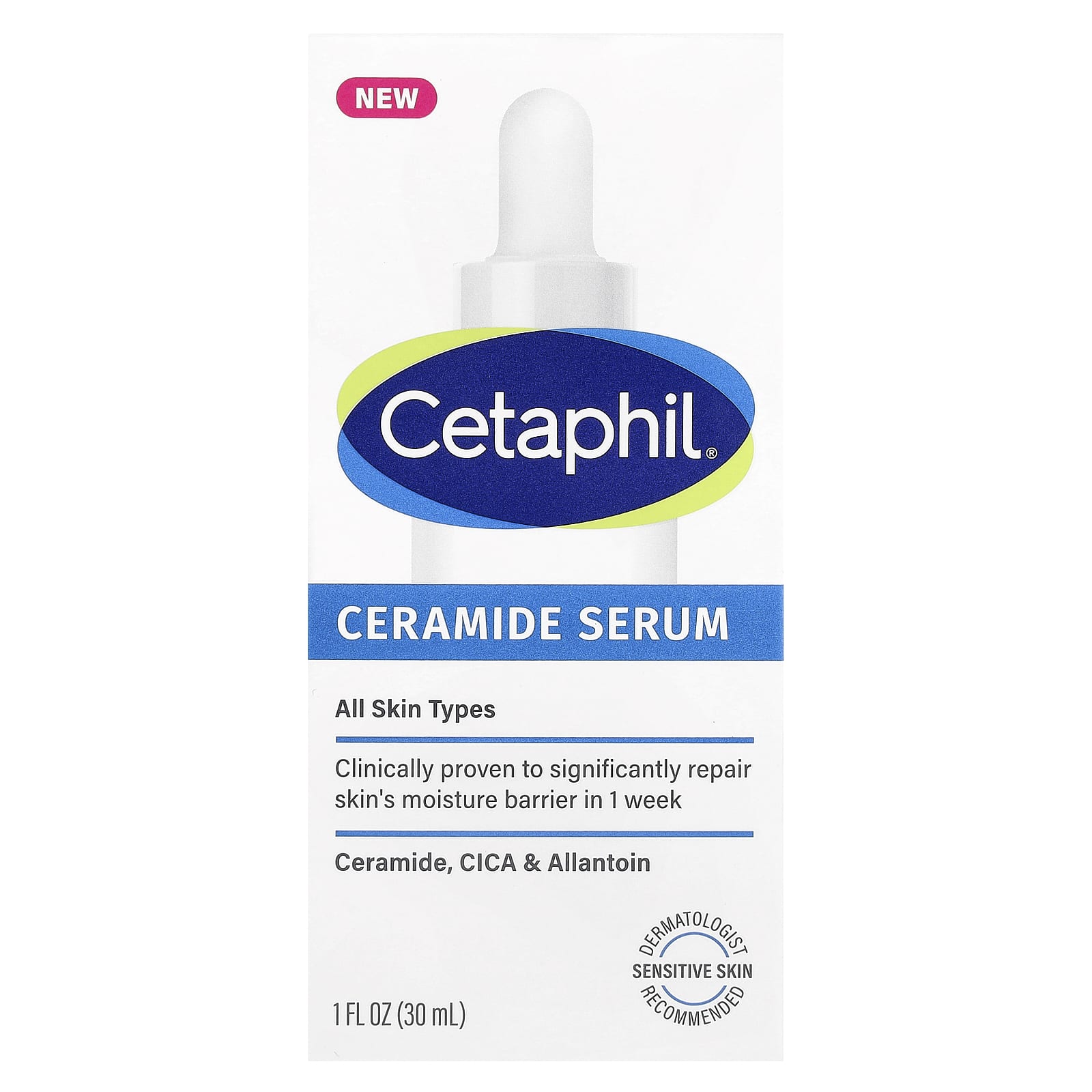 Cetaphil, Сыворотка с керамидами, без отдушек, 30 мл (1 жидк. унц.)