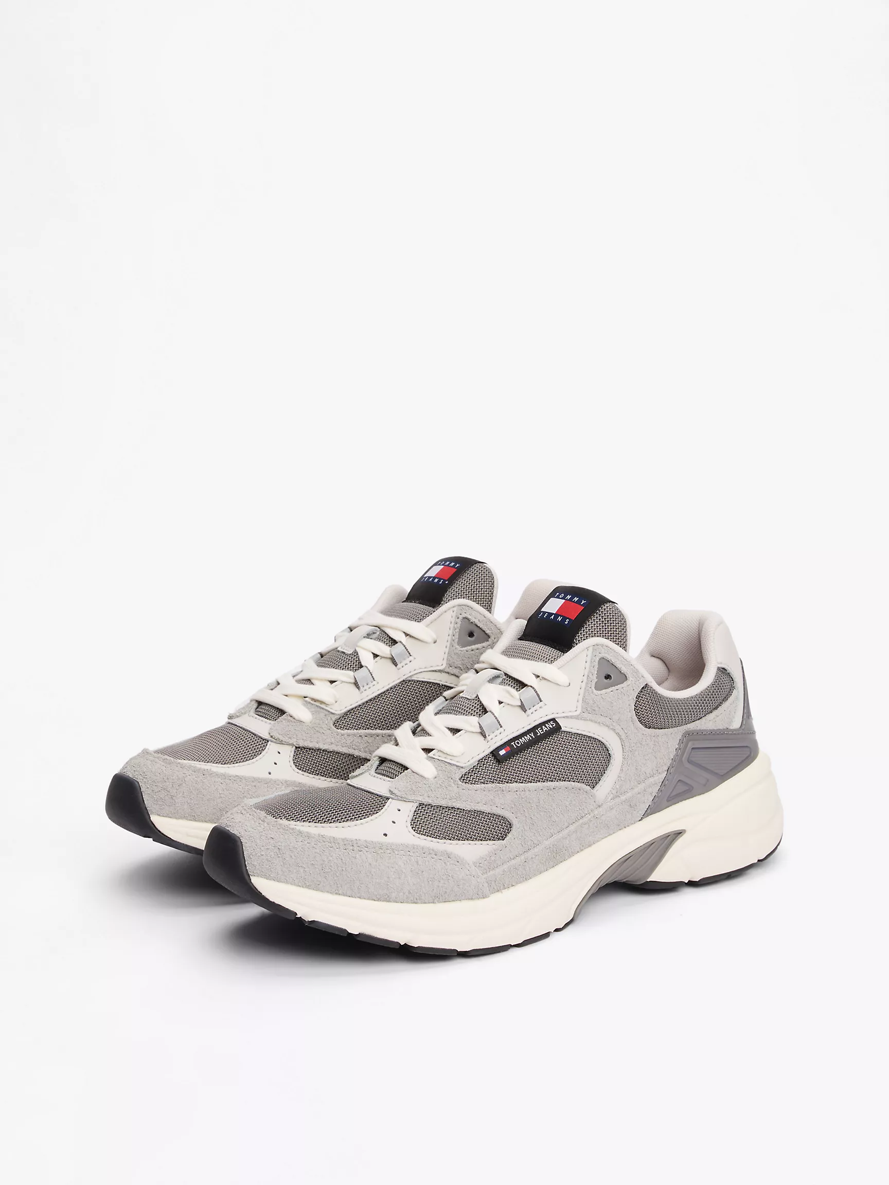 Мужские кроссовки Tommy Hilfiger, Замшевые кроссовки с разноцветными вставками в стиле colorblock