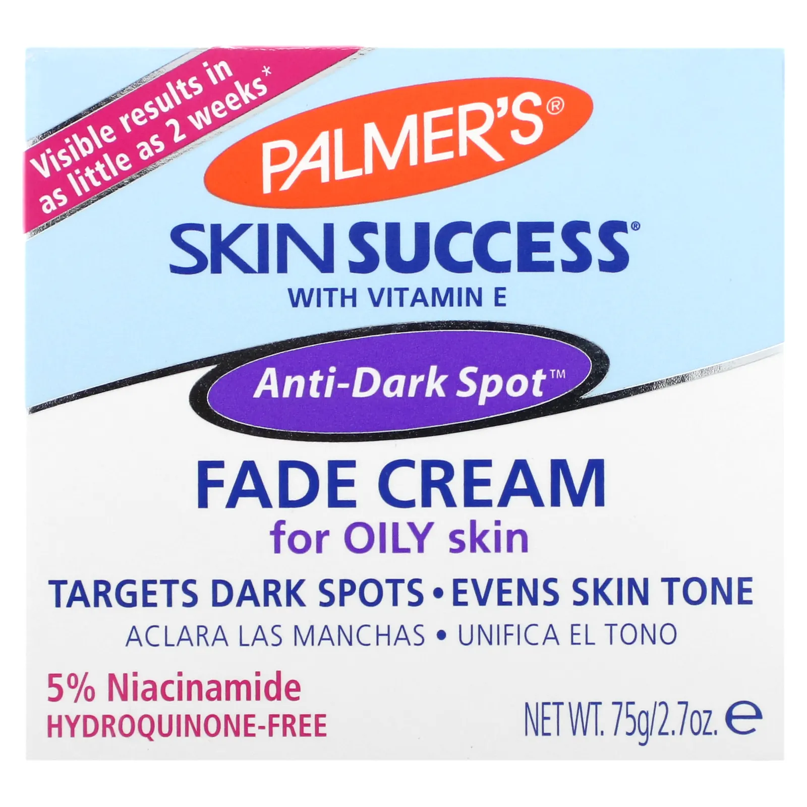 Palmer's, Skin Success with Vitamin E, крем против темных пятен для жирной кожи, 75 г (2,7 унции)