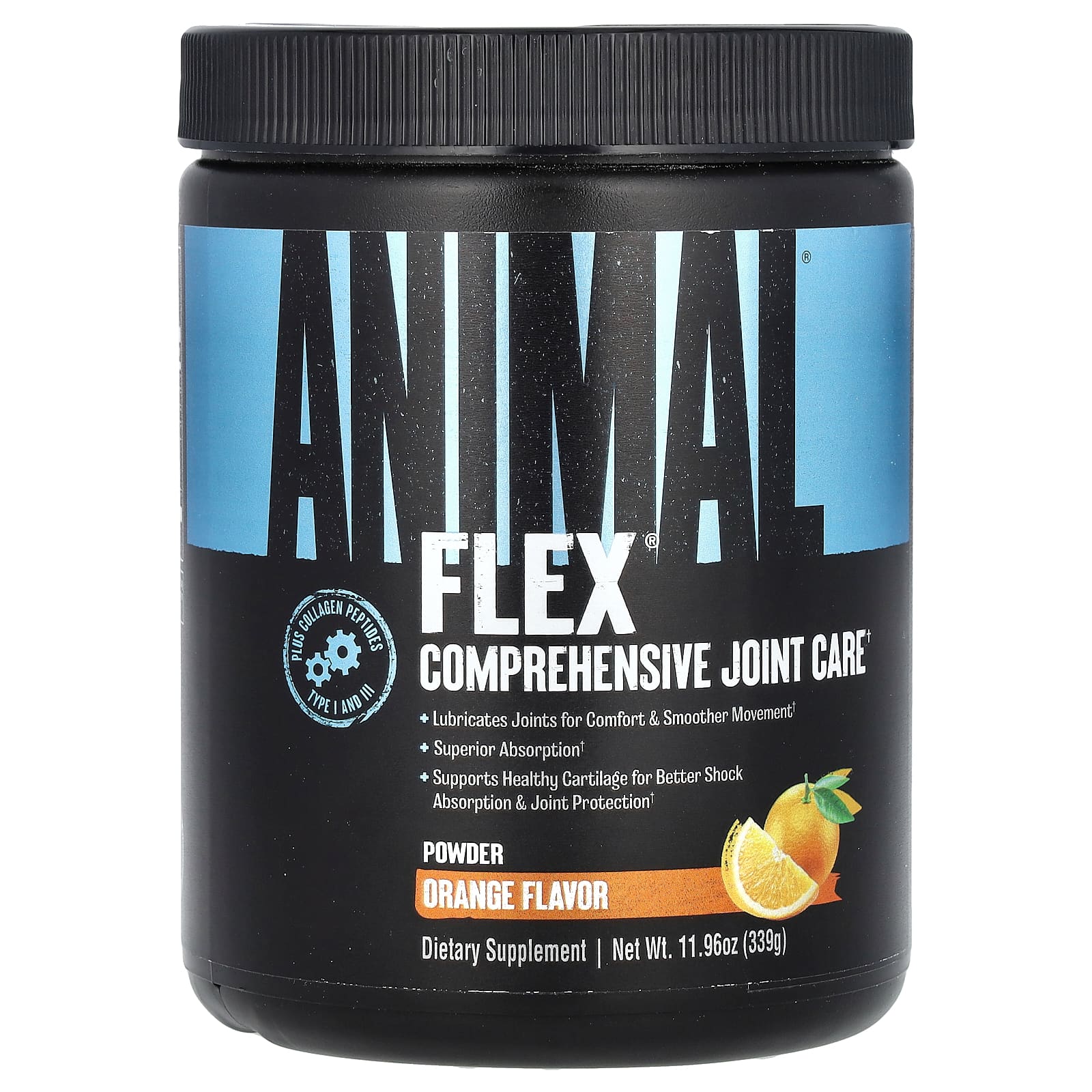 Animal, Flex, порошок для поддержки суставов, со вкусом апельсина, 339 г (11,96 унции)