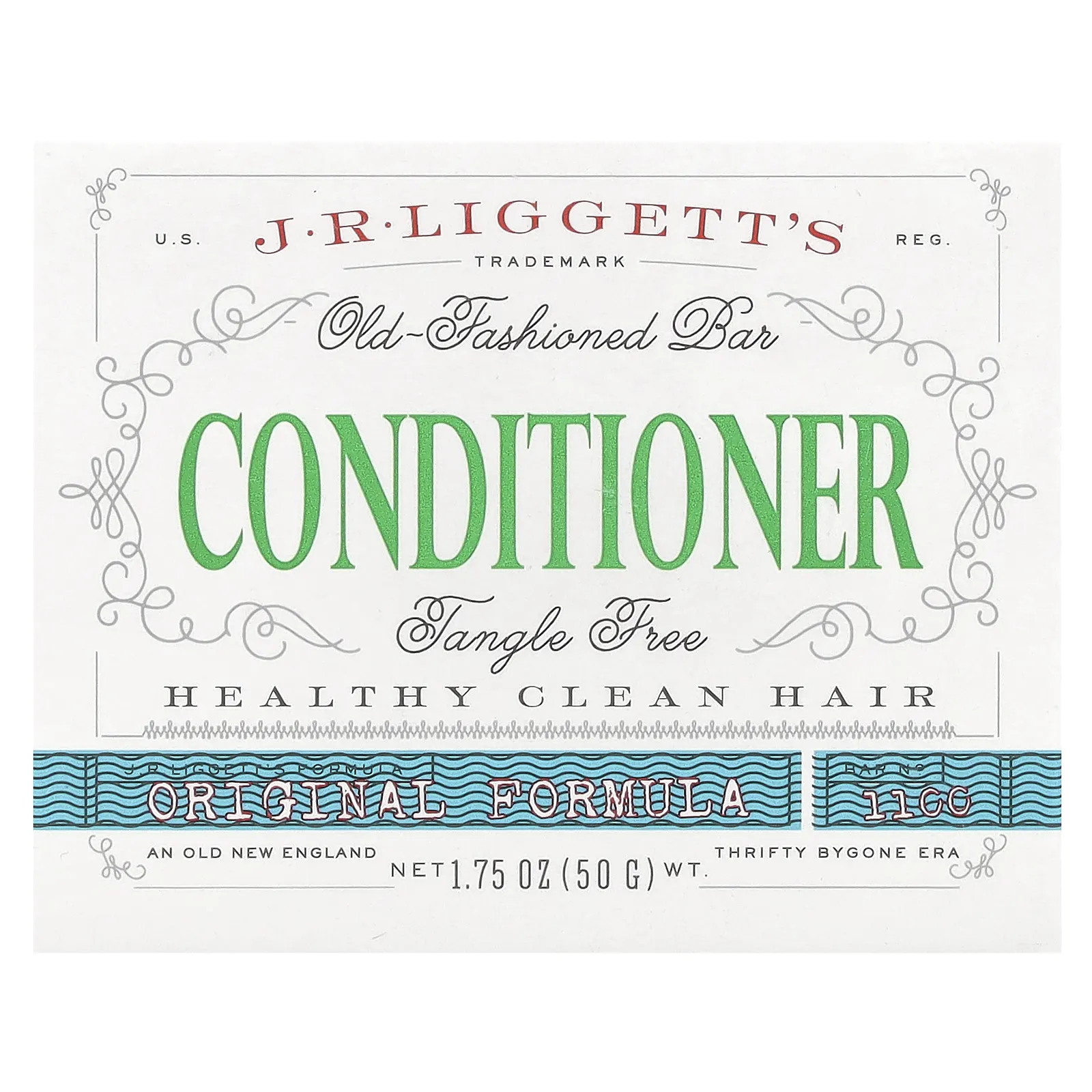 J.R. Liggett's, Old Fashioned Conditioner Bar, Original Formula, 50 г (1,75 унции)