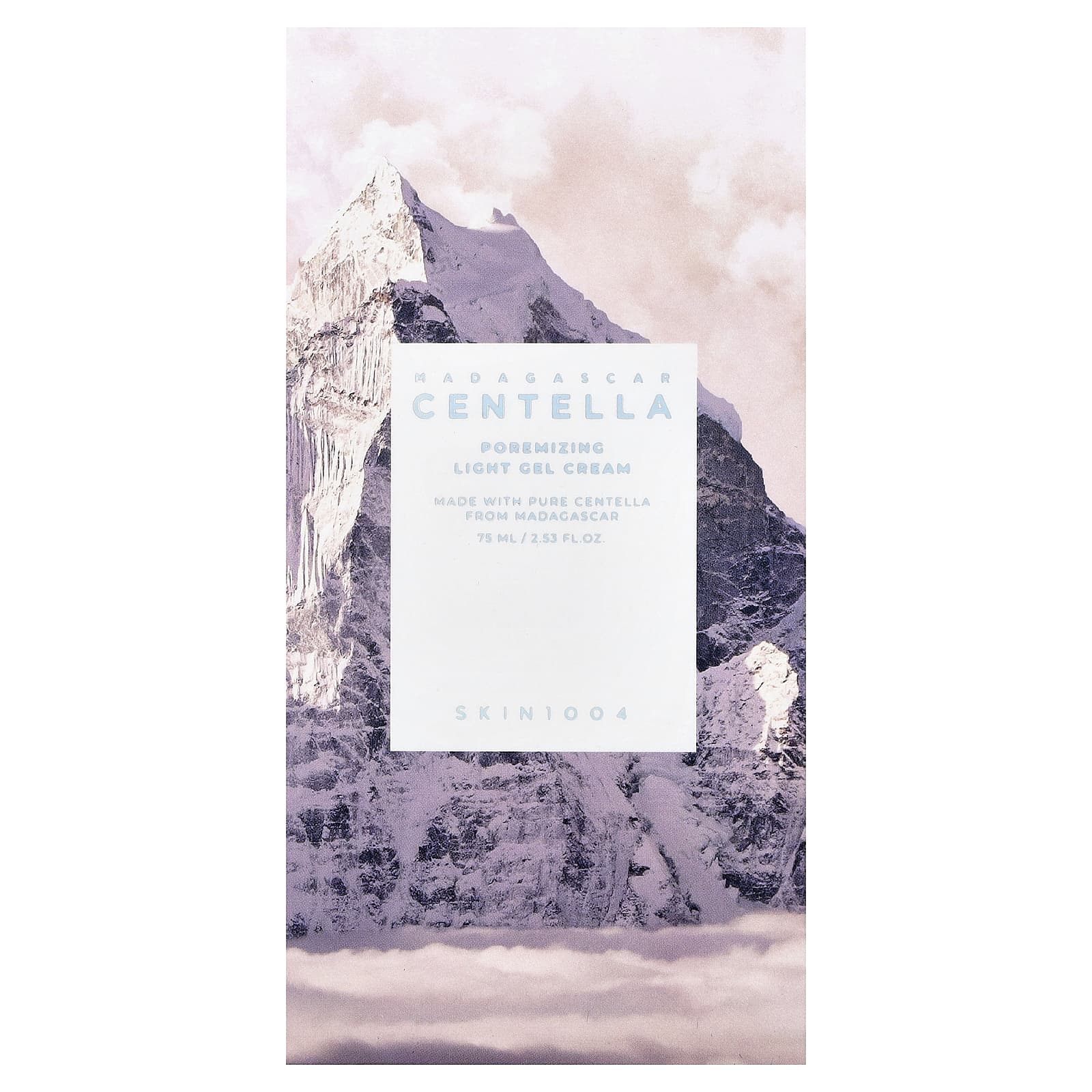 SKIN1004, мадагаскарская готу кола, лёгкий гель-крем для создания пор, 75 мл (2,53 жидк. унции)