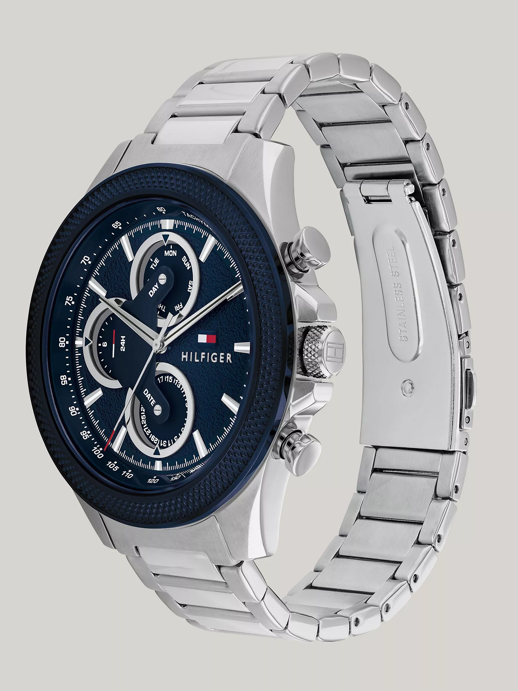 Мужские часы Tommy Hilfiger, Спортивные часы 46 мм из нержавеющей стали