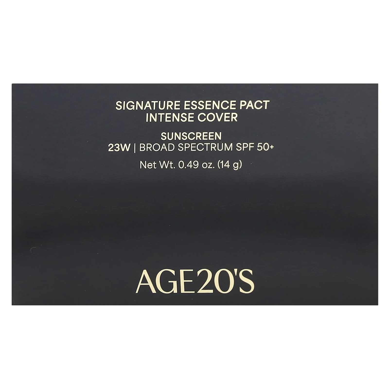 AGE20'S, Signature Essence Pact, Intense Cover, SPF 50+, 23 Вт, 14 г (0,49 унции)