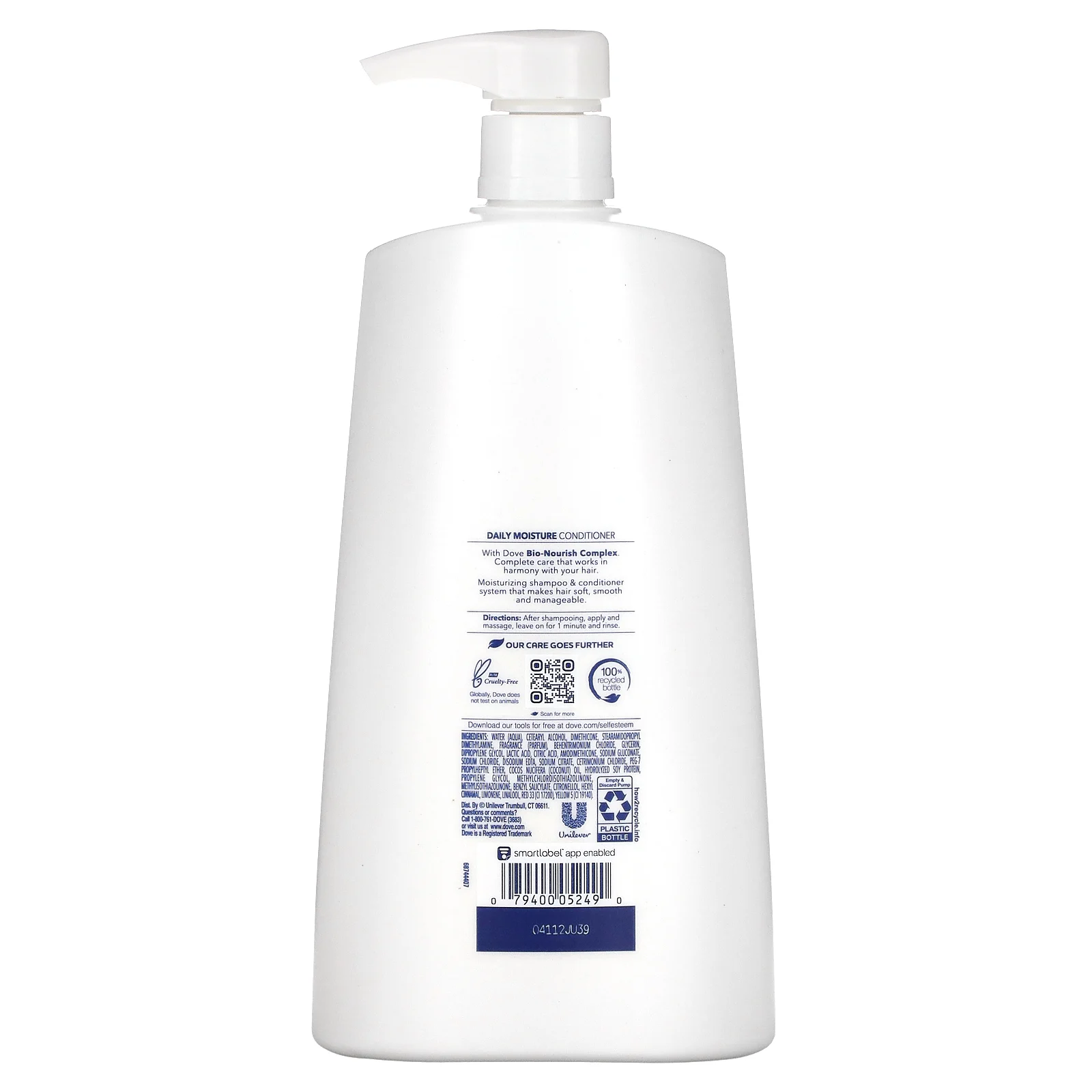 Dove, Увлажняющий кондиционер для ежедневного применения, 750 мл (25,4 жидк. Унции)