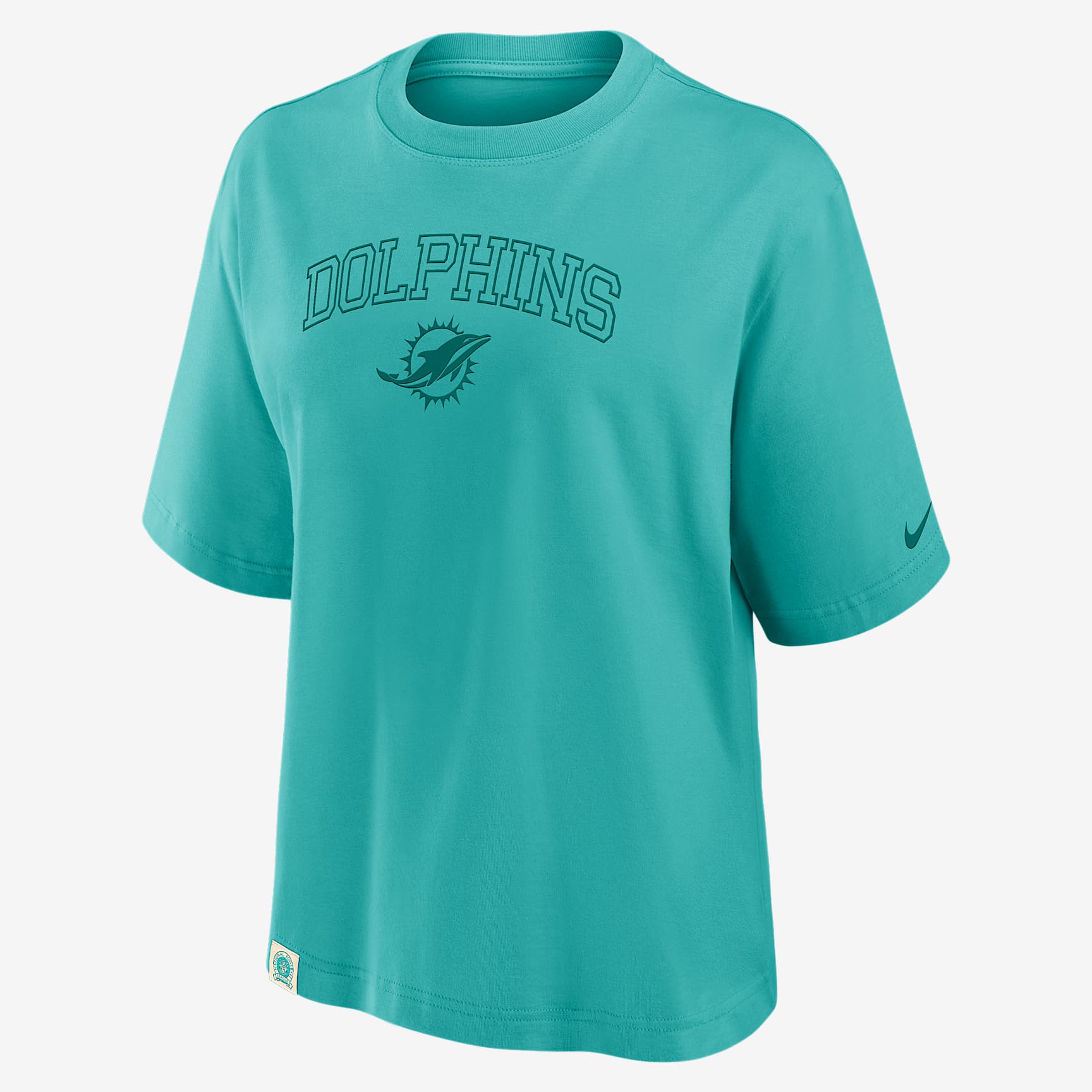 Miami Dolphins Arch Boxy Women's Nike NFL T-Shirt