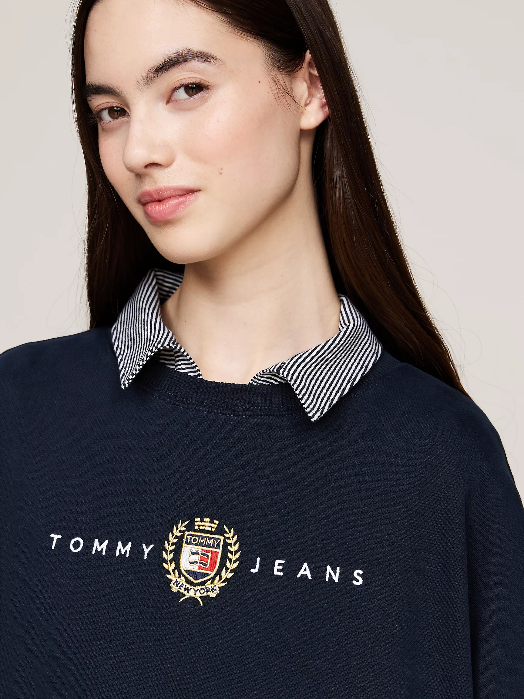 Женское платье Tommy Hilfiger, Платье-свитшот с вышитым логотипом